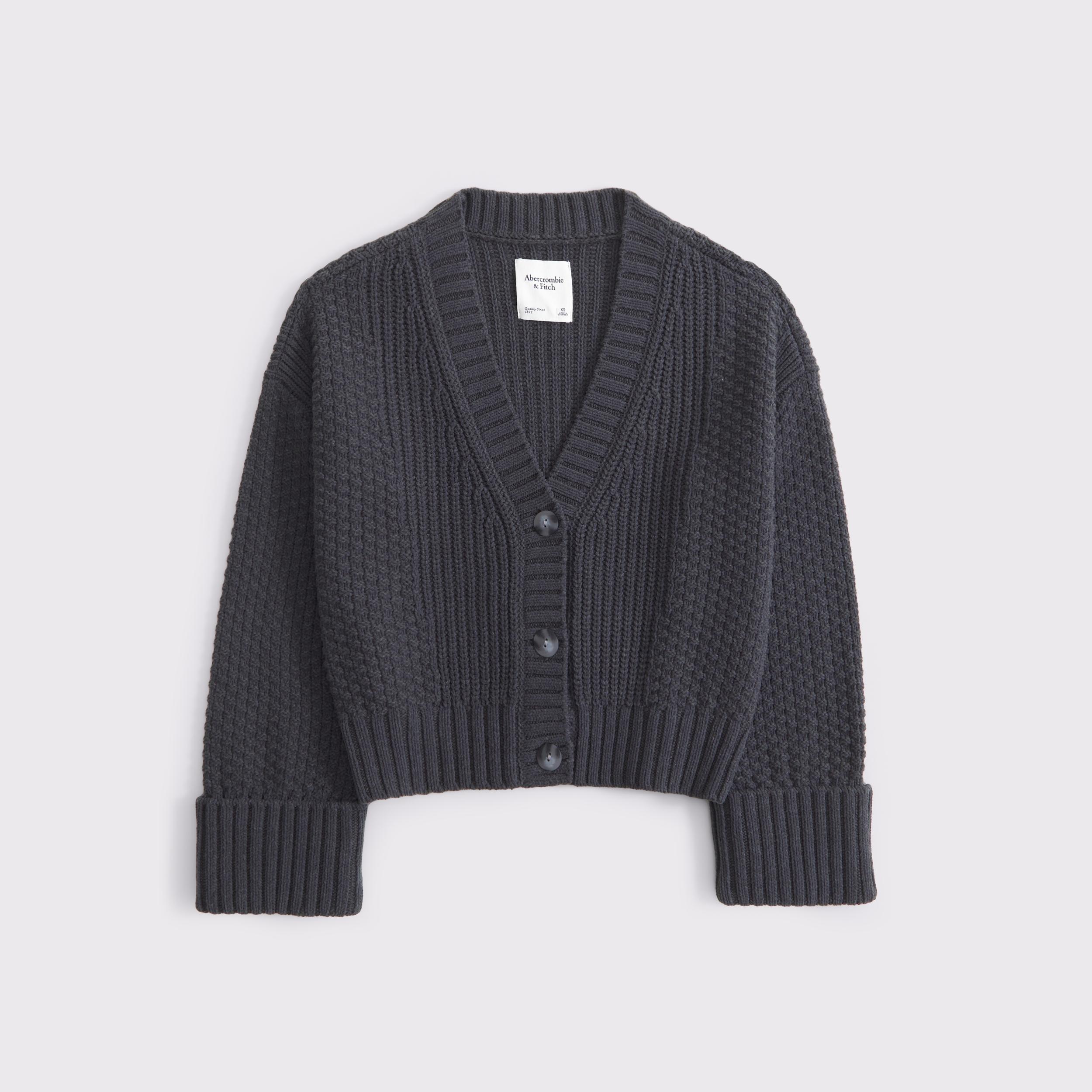 The A&F Cameron Seed Stitch Cardigan Product Image