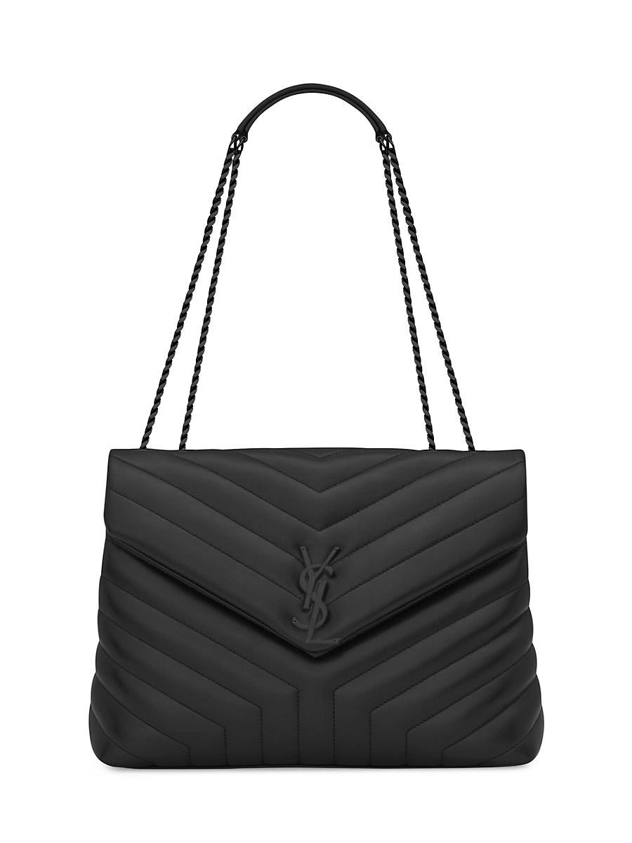 Womens Loulou Medium Shoulder Bag in Quilted Leather Product Image