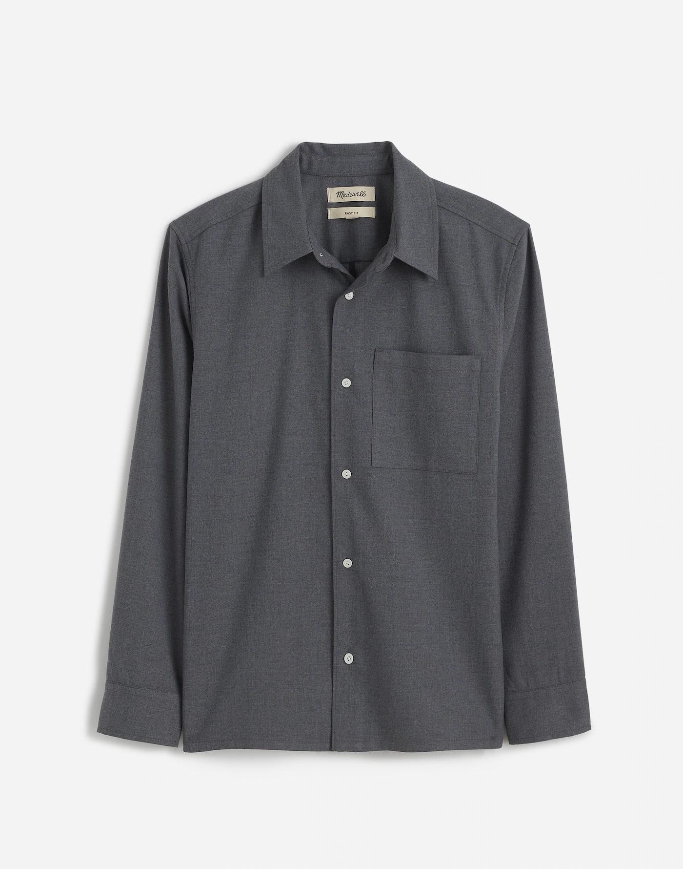 Twill Easy Long-Sleeve Shirt Product Image