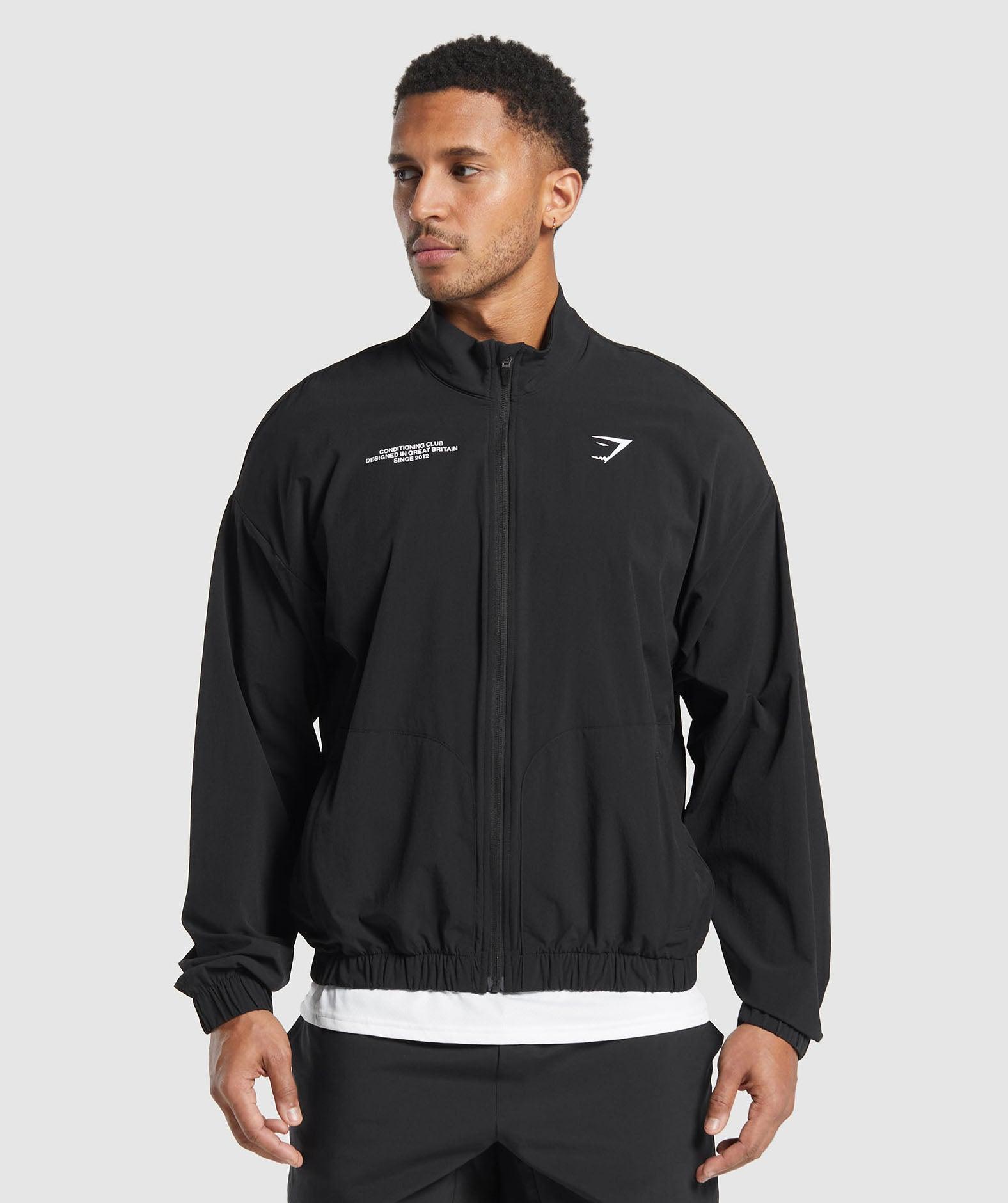 Gymshark Conditioning Club Track Jacket - Black Male Product Image