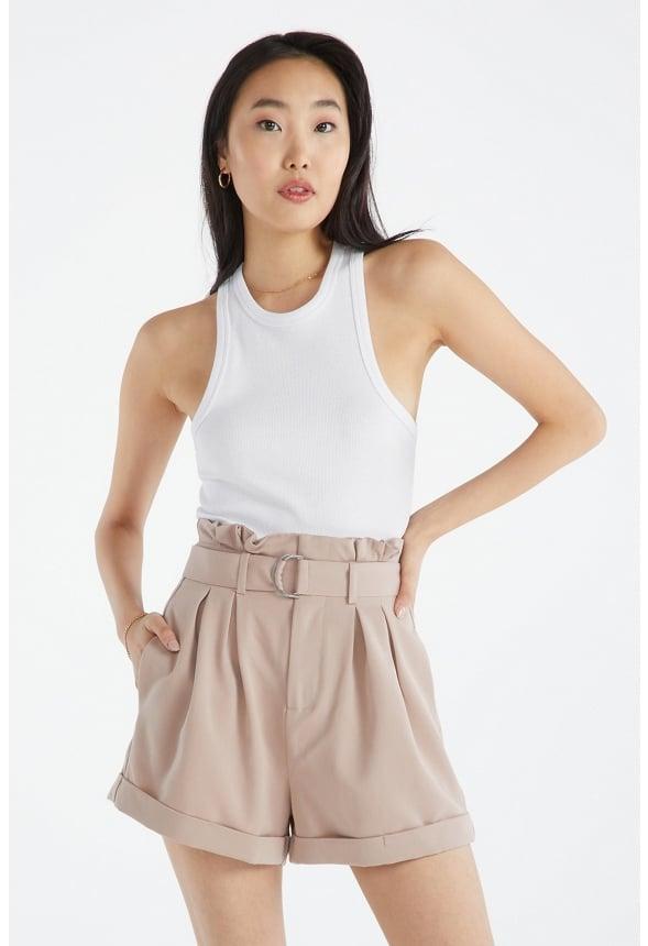 JustFab Margaux Platform Loafer Pump Womens Black/ White Size 8.5 Product Image