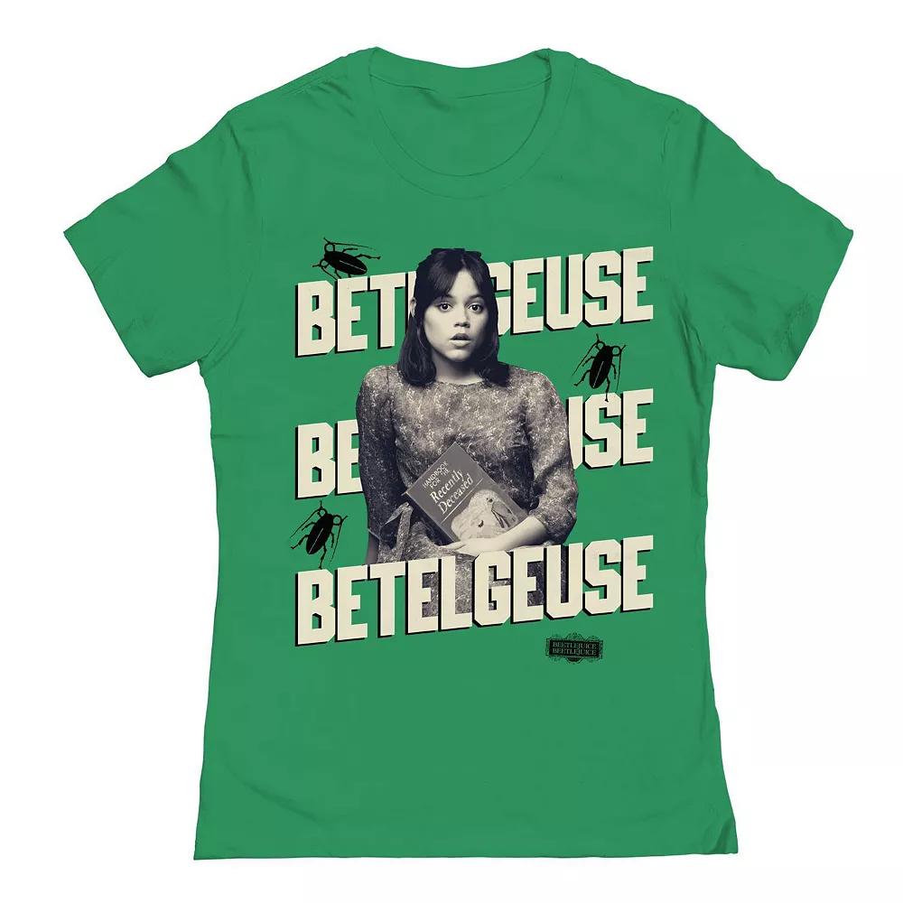 Junior's Astrid Betelgeuse Repeat Beetlejuice Graphic Tee, Women's,  Product Image