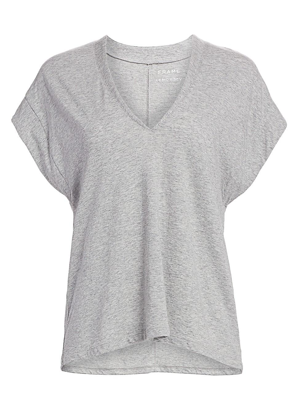 Womens Le Mid Rise V-Neck Tee Product Image