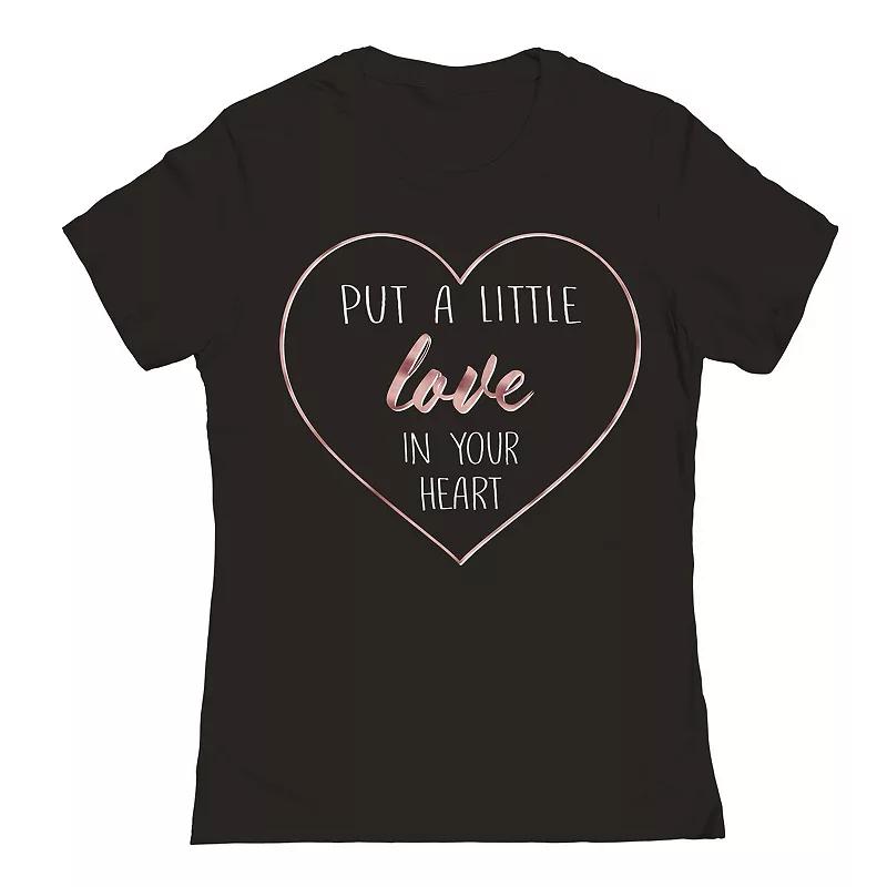 Junior's I Heart Utah Graphic Tee, Women's,  Product Image