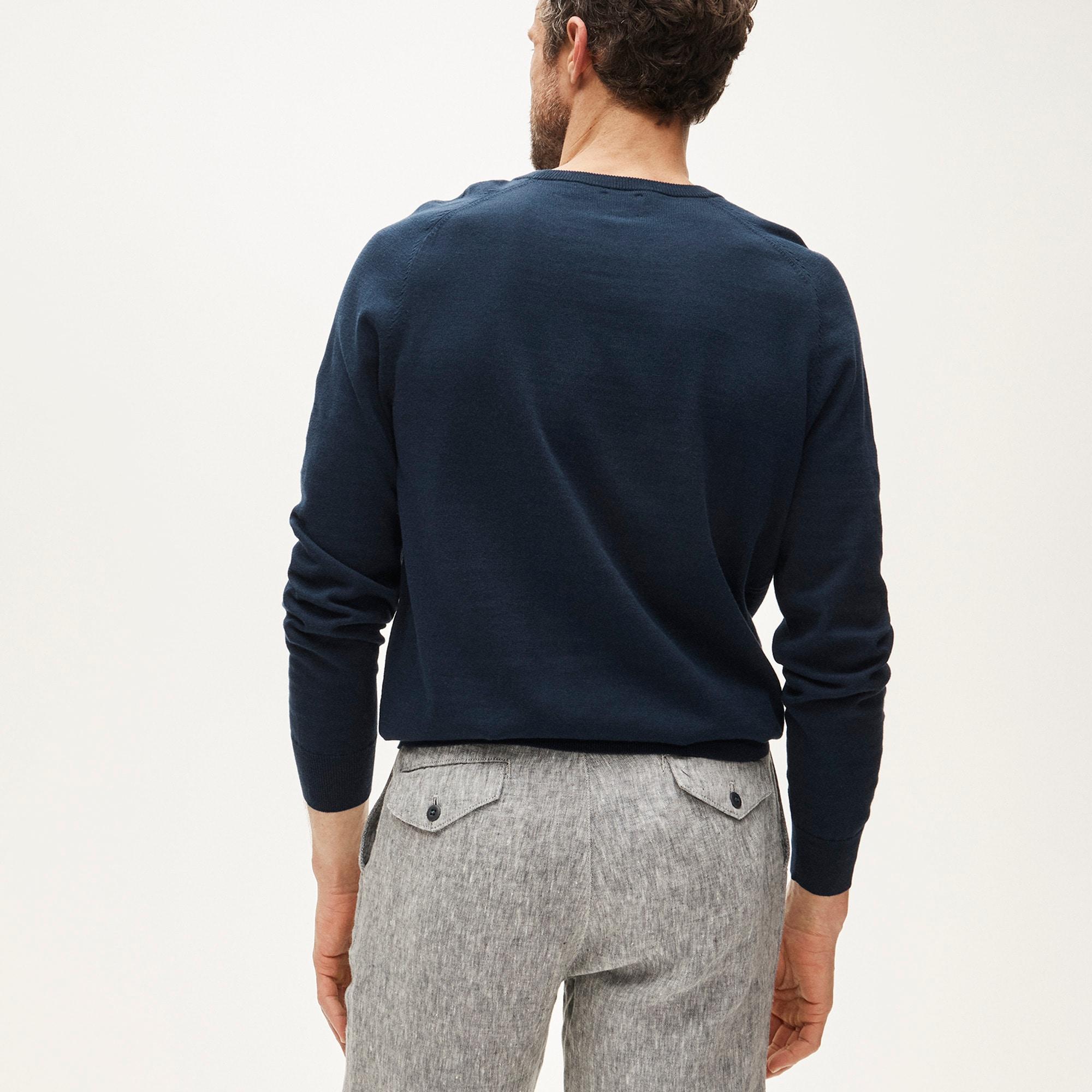 Pima cotton crewneck sweater Product Image