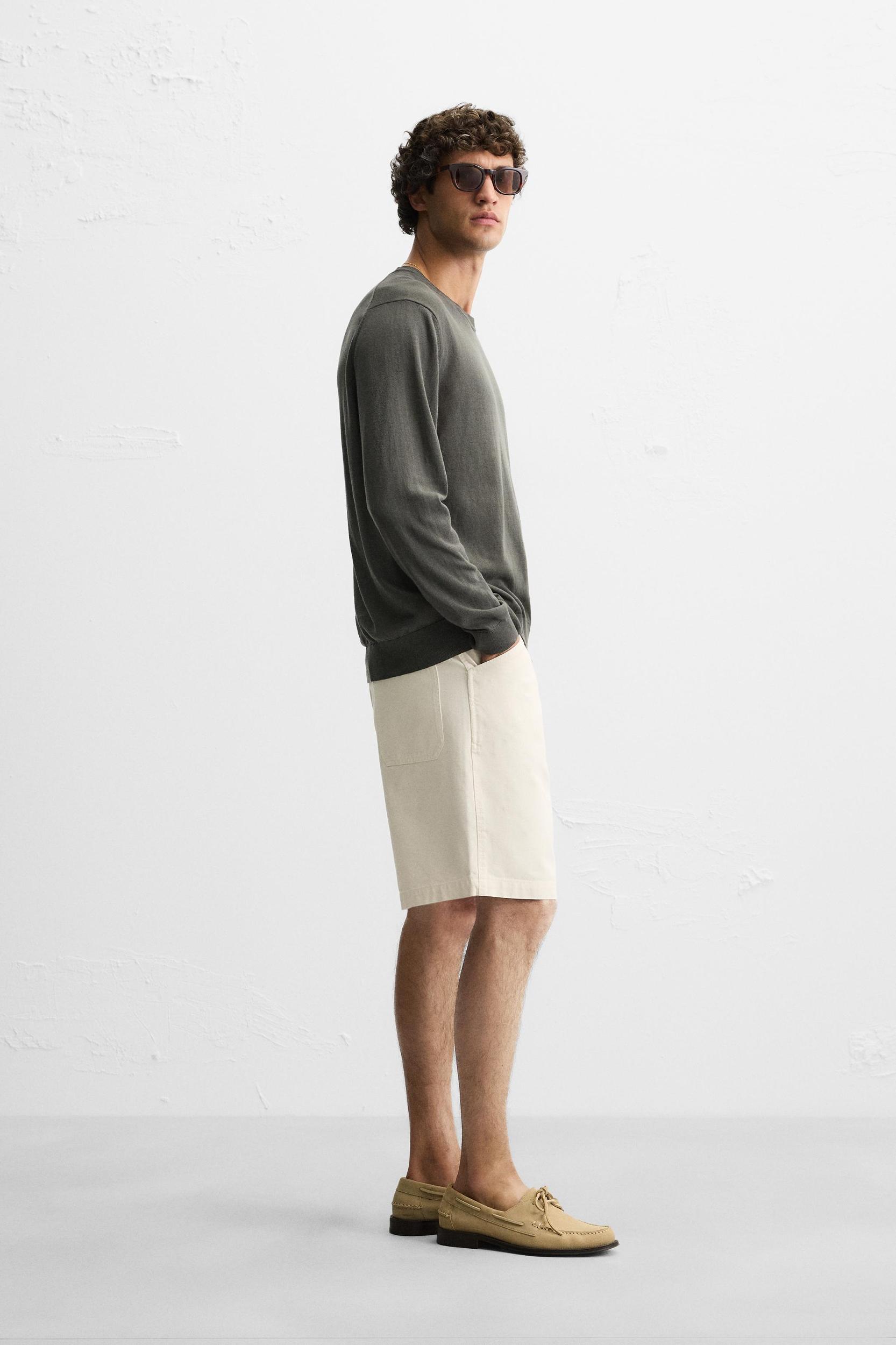 CANVAS TEXTURED SHORTS Product Image
