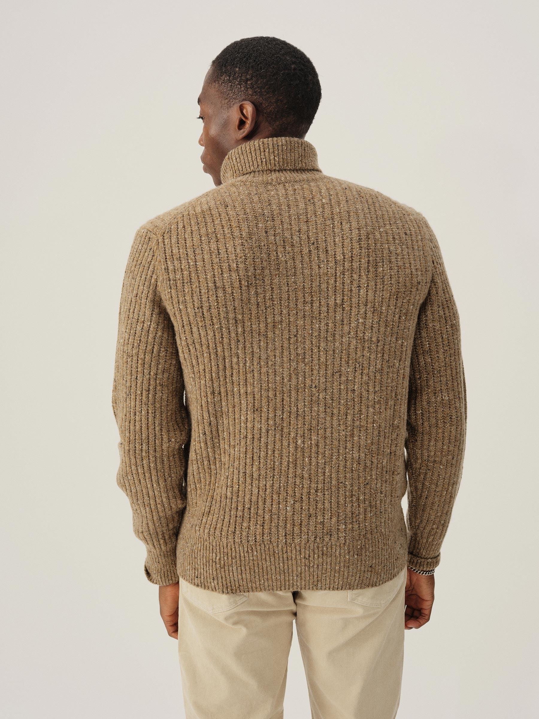 Brimstone Irish Donegal Wool Turtleneck Product Image
