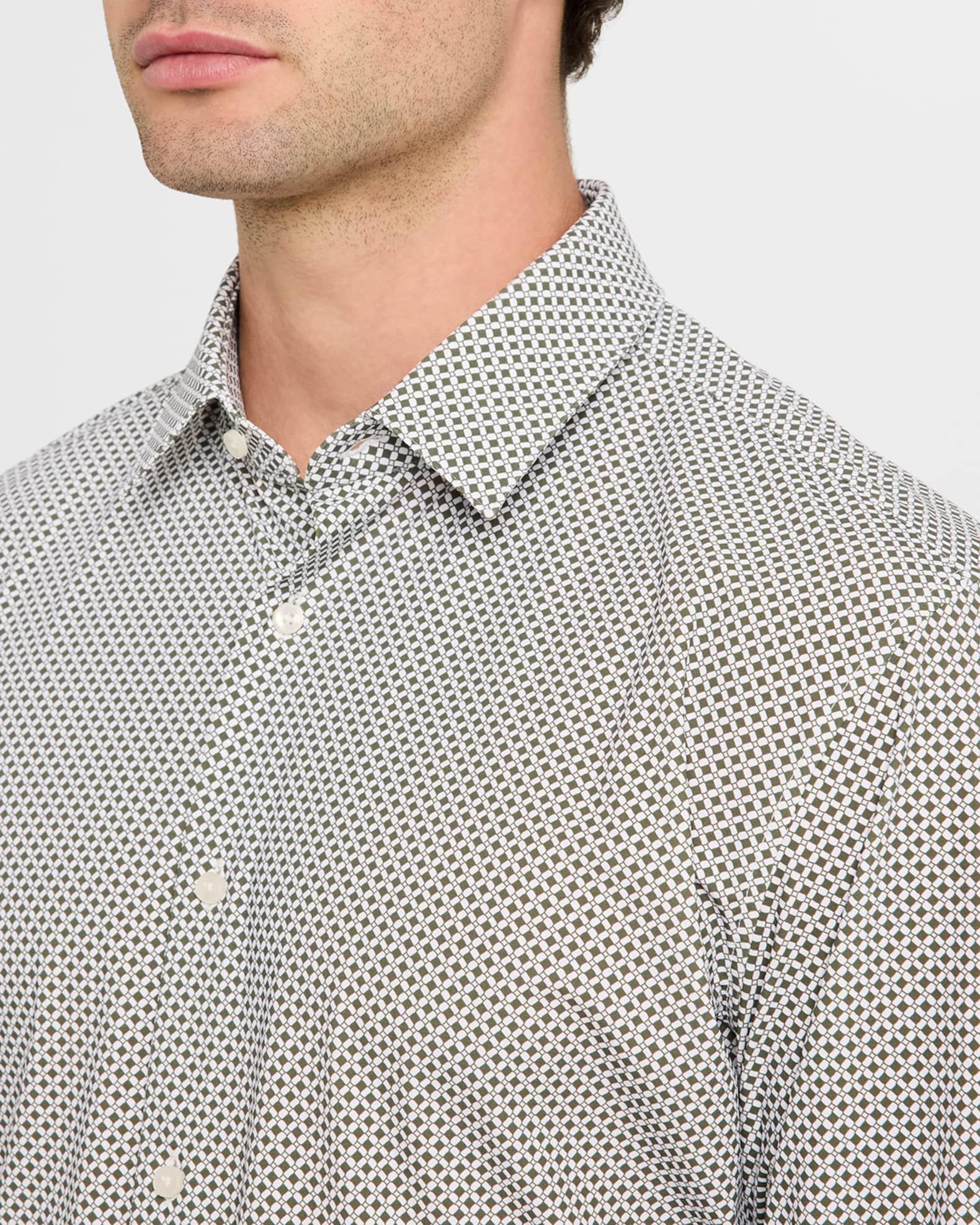 Men's Hank Grid-Print Dress Shirt Product Image