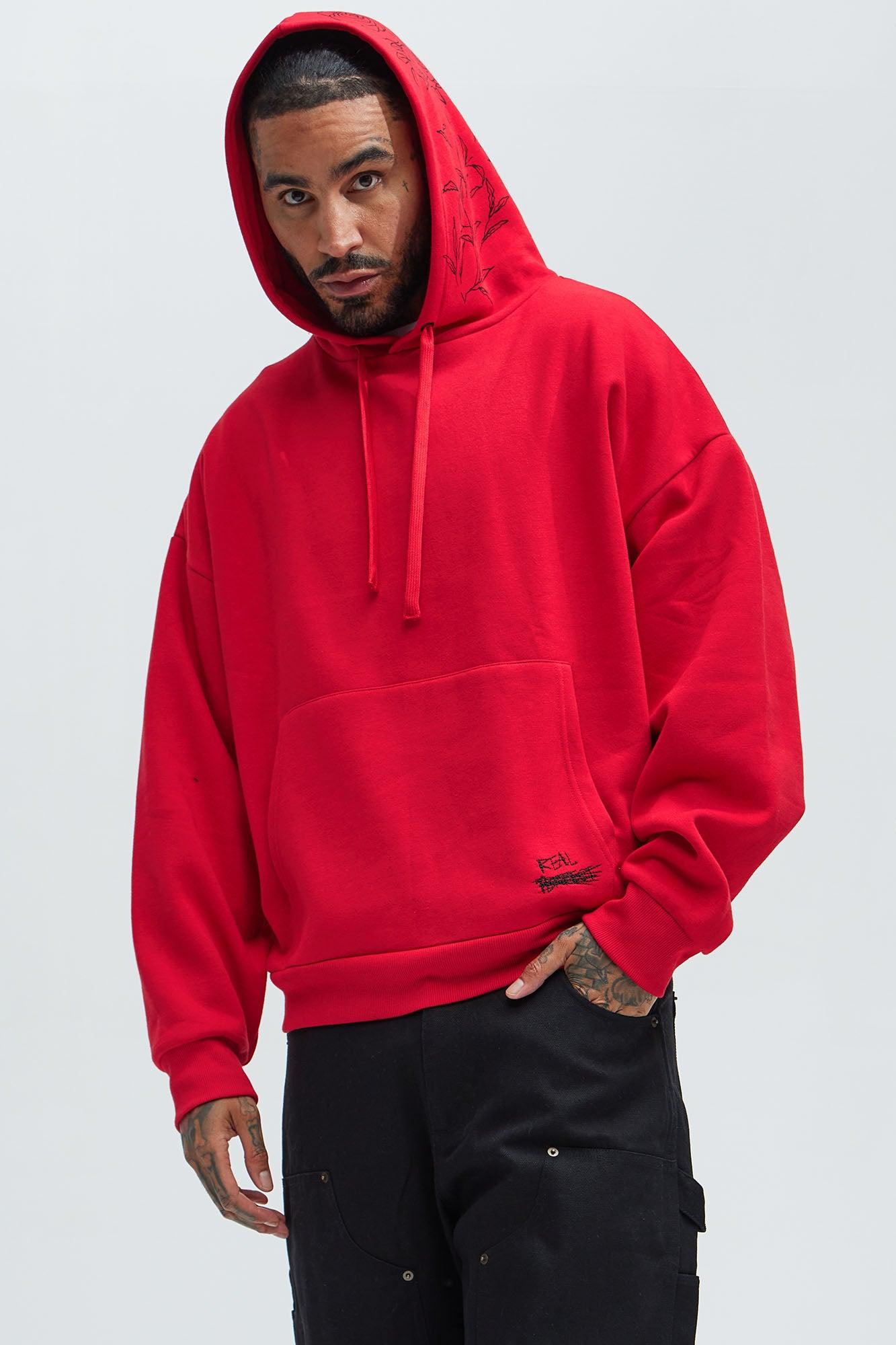 Not Perfect Hoodie - Red Product Image