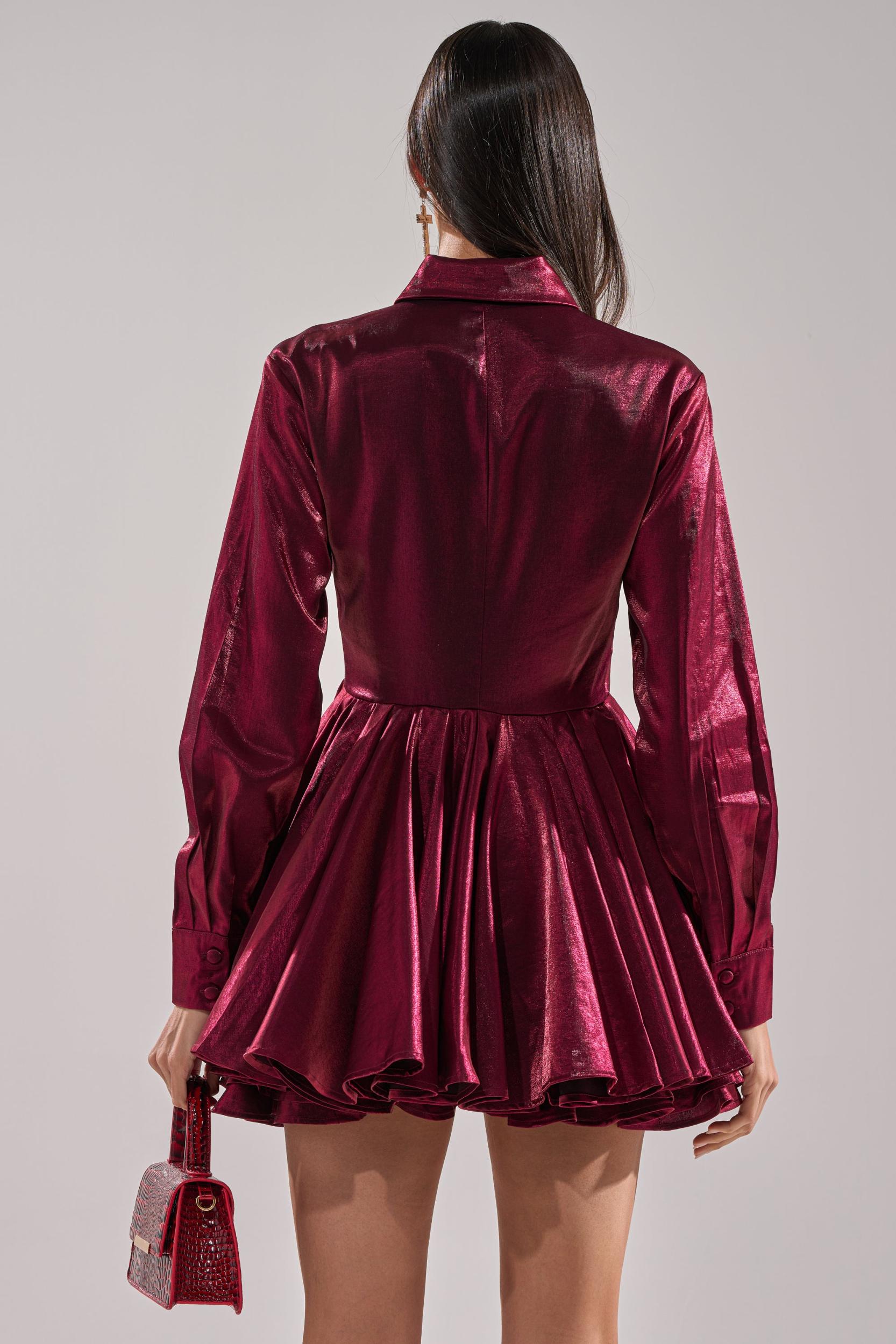 OH MY BUTTON DOWN MINI DRESS Product Image