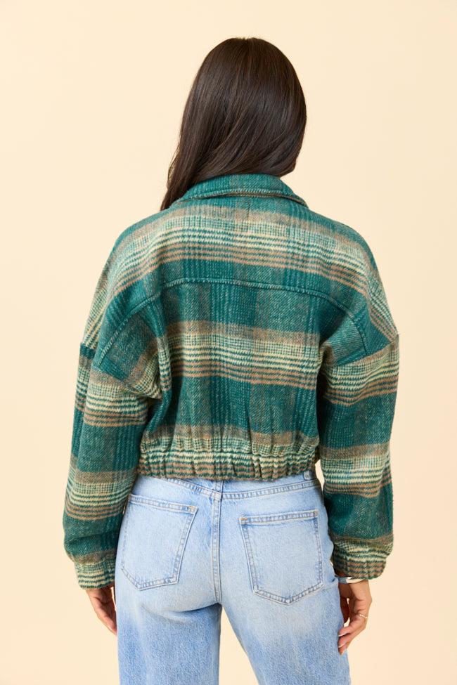 Finley Green Plaid Jacket FINAL SALE Product Image