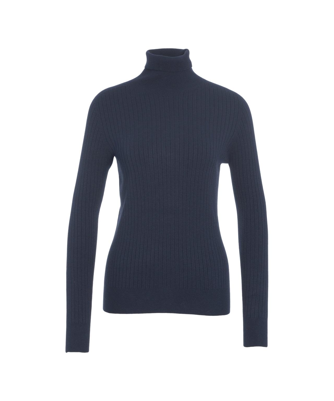 Turtleneck knit sweater Product Image
