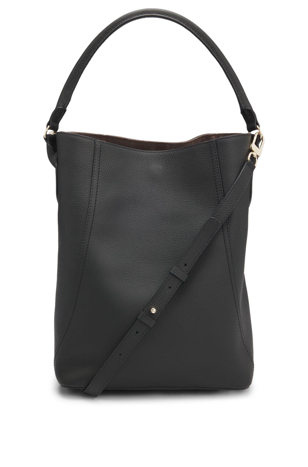 Bucket bag in grained leather Product Image