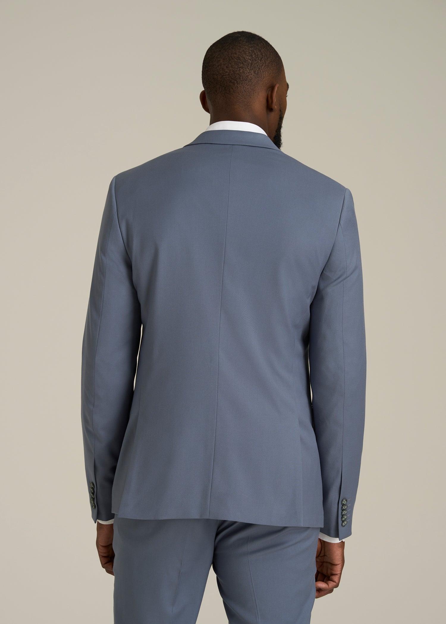 Suit Jacket for Tall Men in Blue Slate Male Product Image