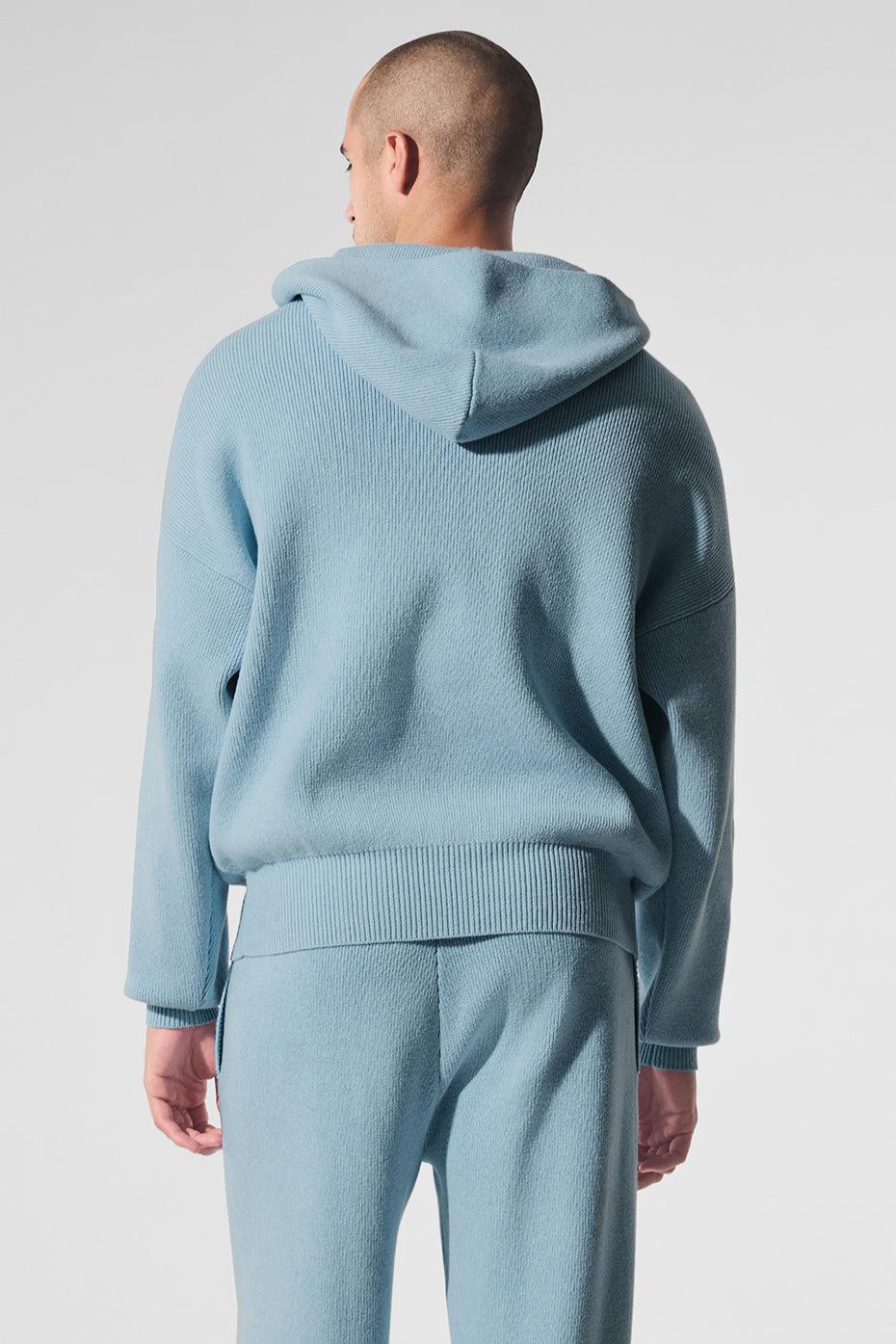 Scholar Hooded Sweater - Celestial Blue Heather Product Image