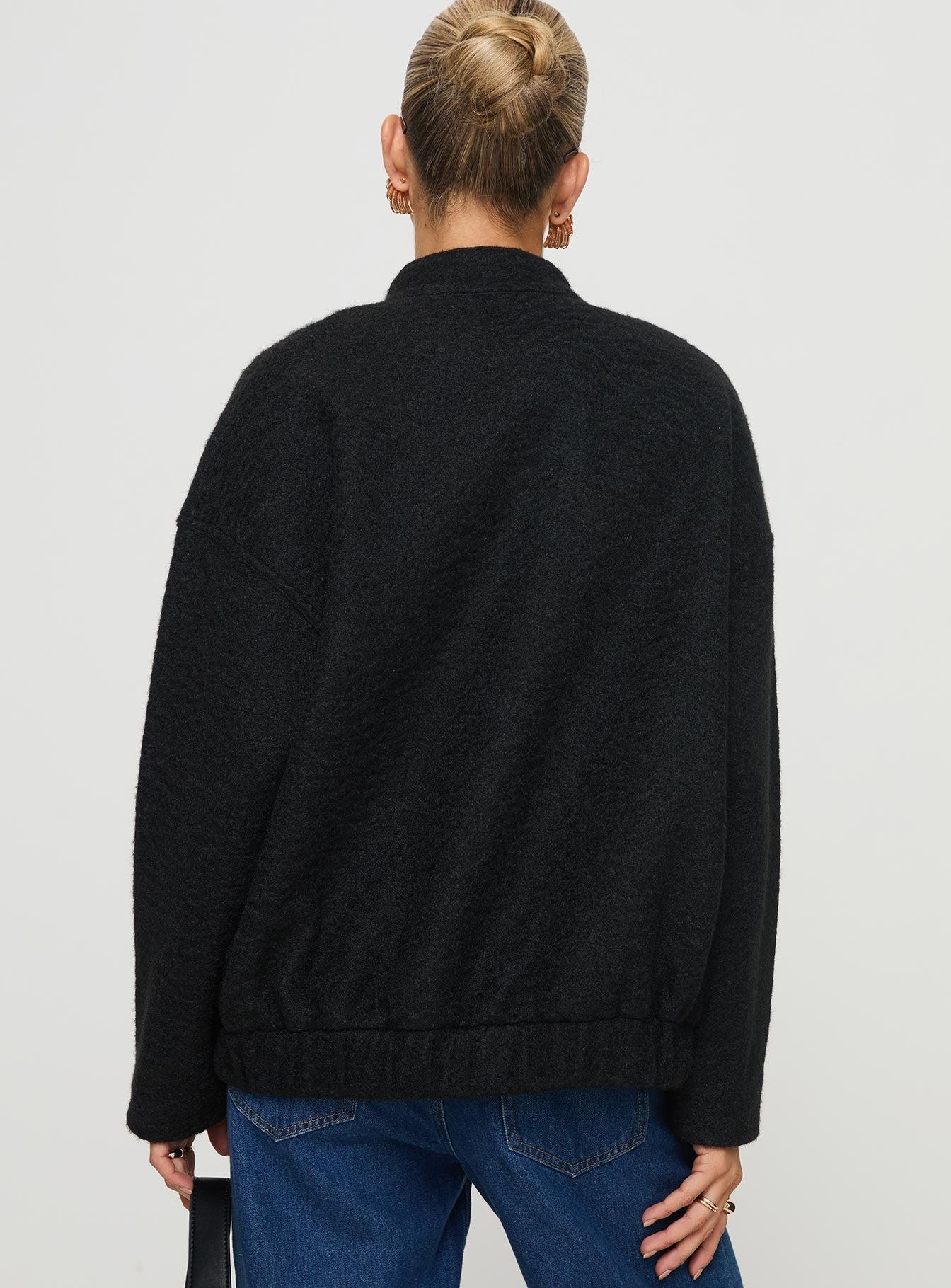 Stillar Bomber Jacket Black Product Image