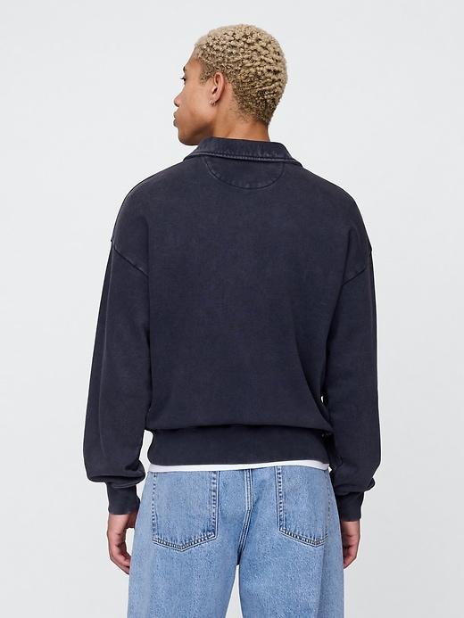Heavyweight Oversized Quarter-Zip Pullover Product Image