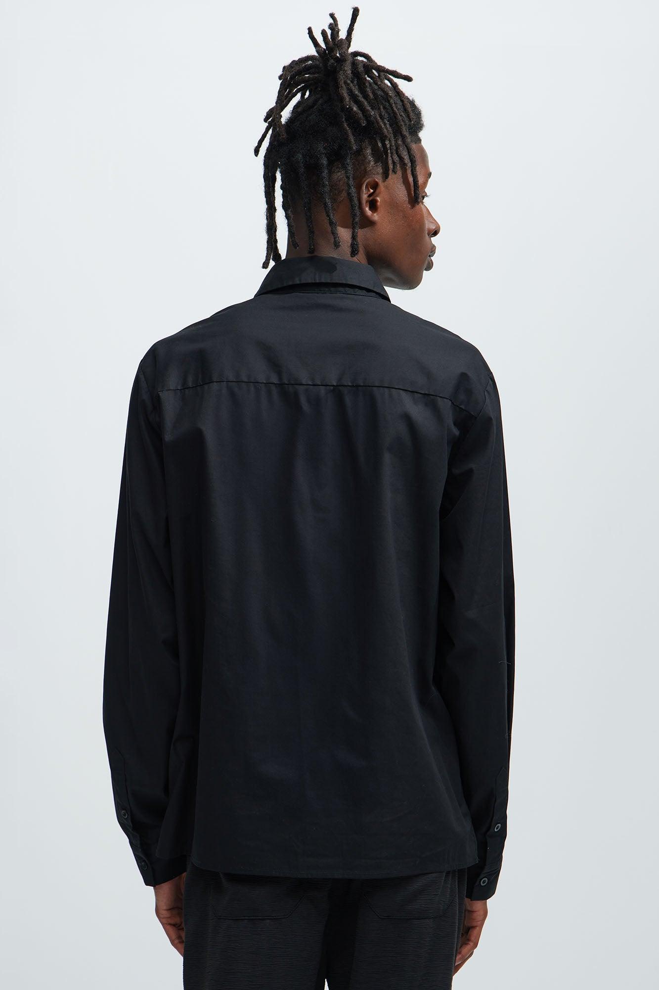 Quick Popover Shirt - Black Product Image