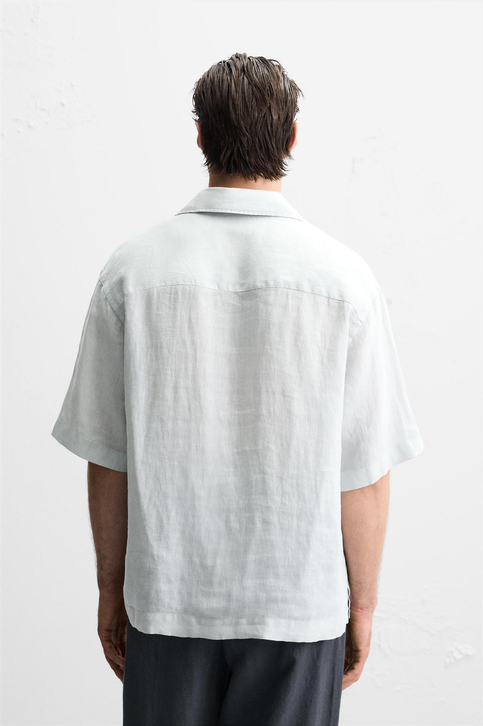 100% LINEN POLO SHIRT Product Image