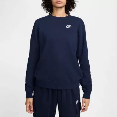 Nike Womens Crew Neck Long Sleeve Sweatshirt Product Image