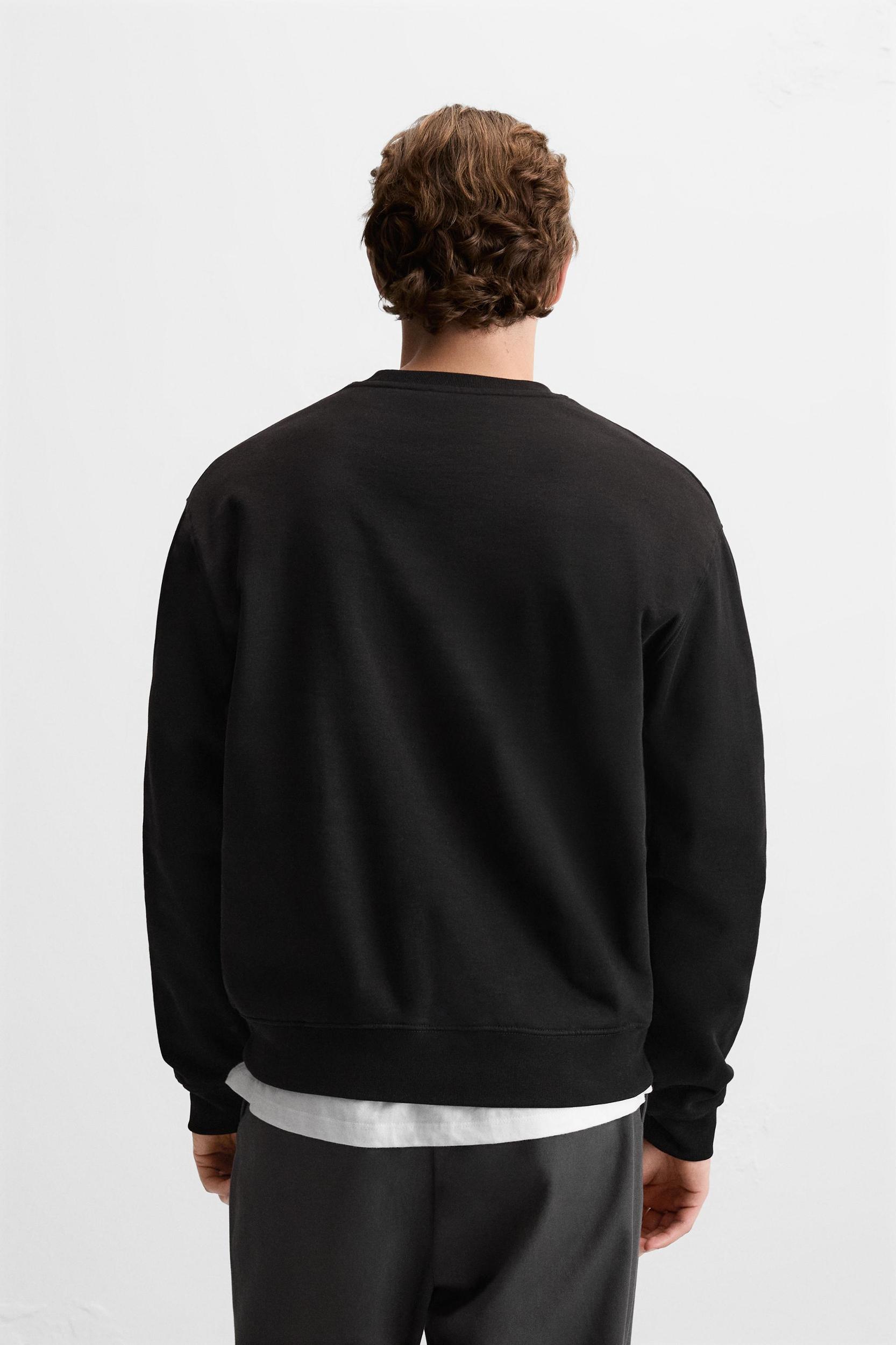 BASIC CREW NECK SWEATSHIRT Product Image