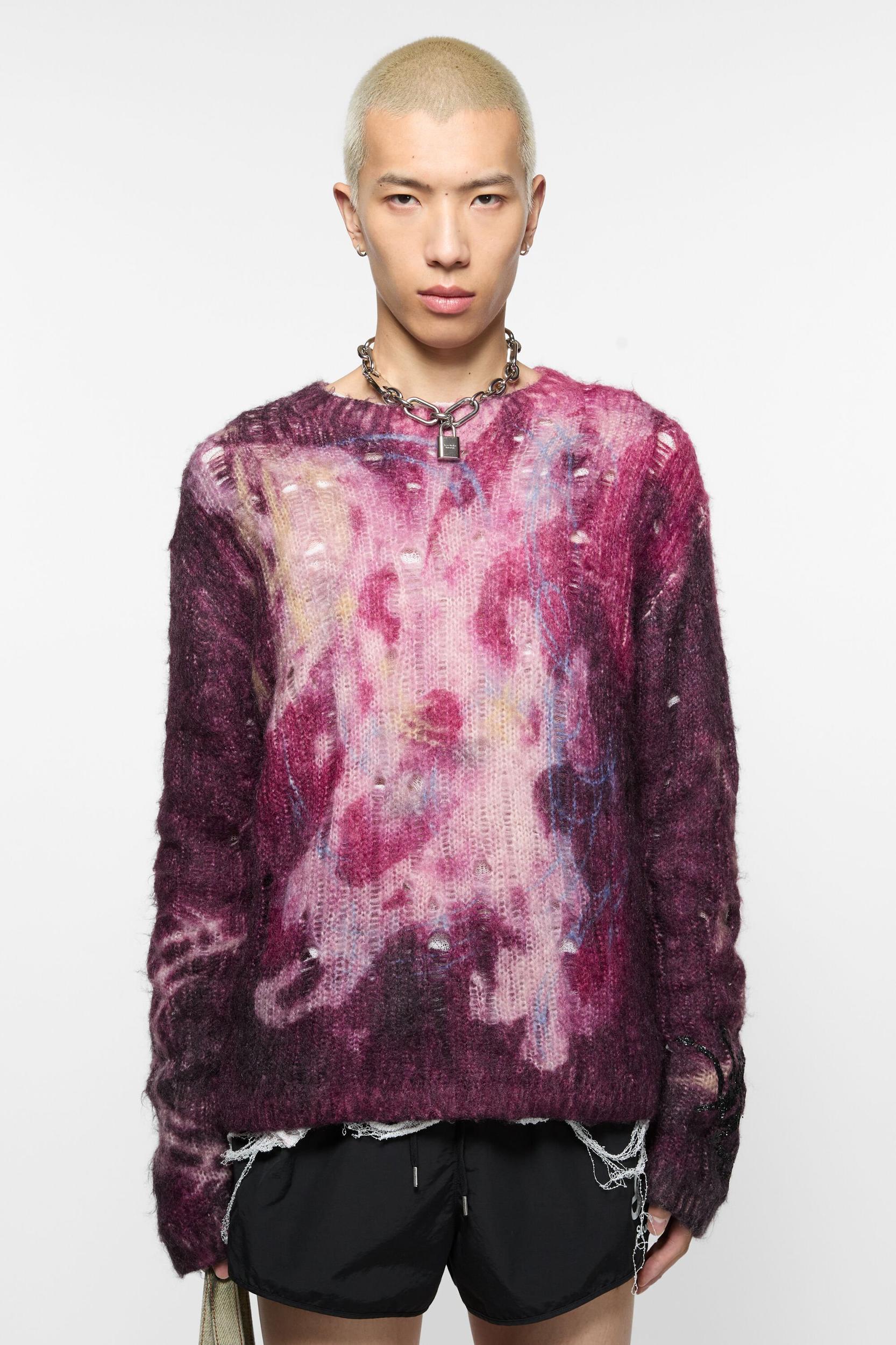 Printed knit jumper Product Image