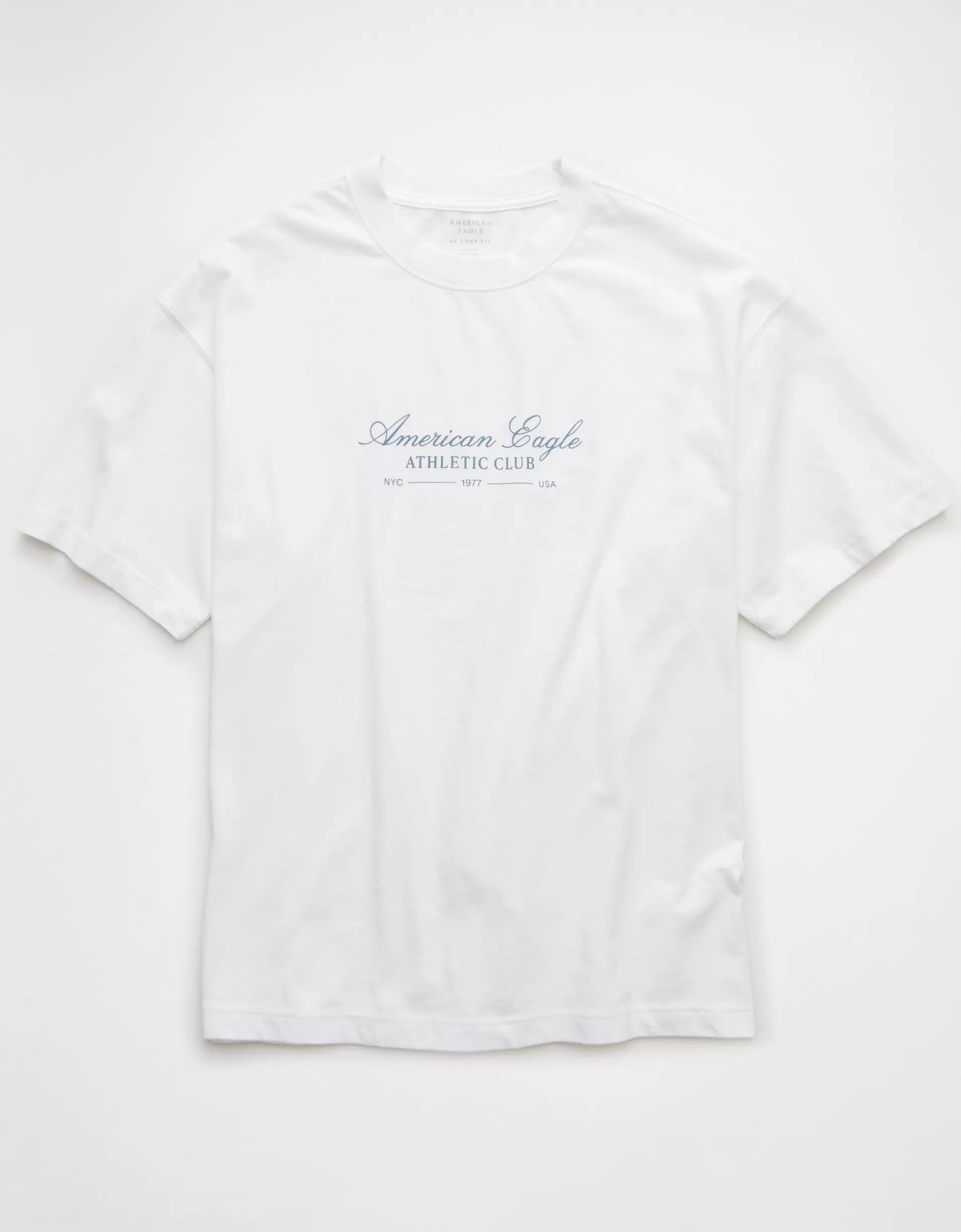 AE Boxy Logo Graphic T-Shirt Product Image