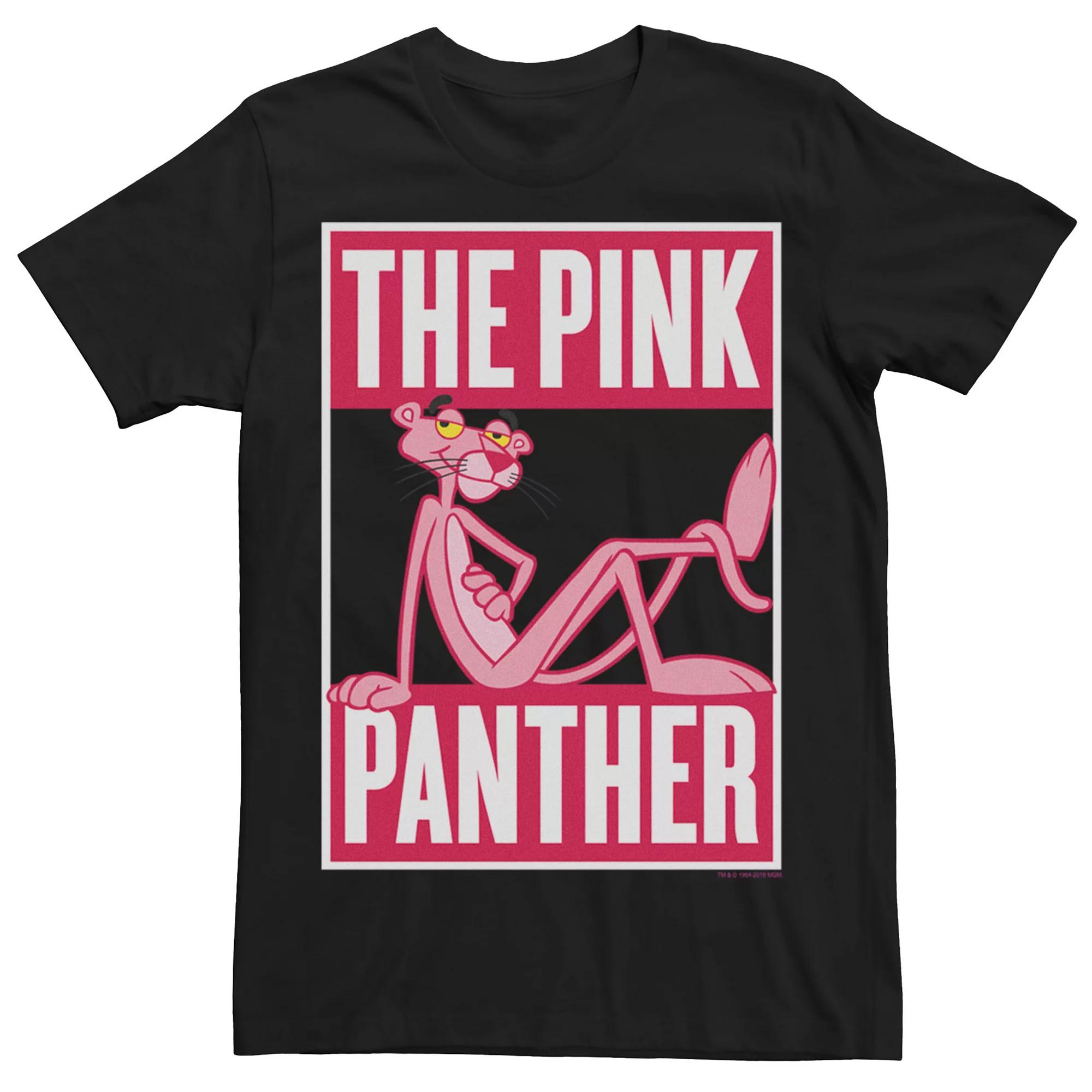 Men's Pink Panther Brick Logo Poster Tee,  Product Image