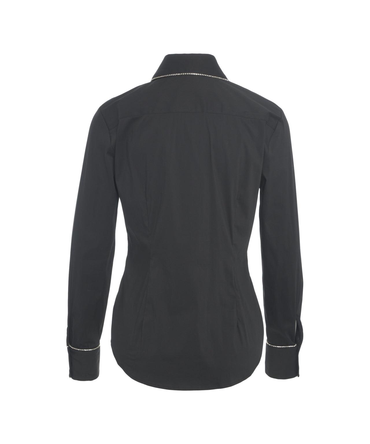 Blouse with rhinestone applique Product Image