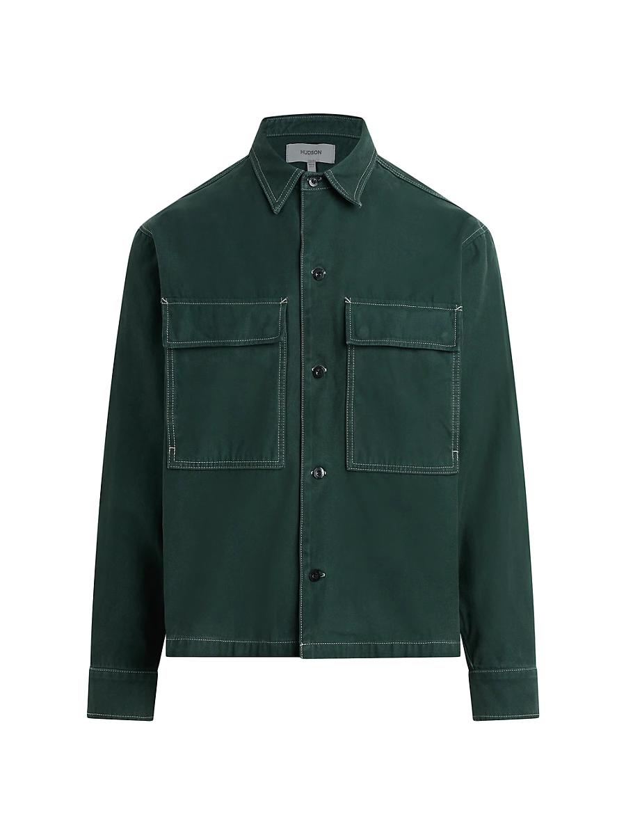 Mens Cotton Shirt Jacket Product Image