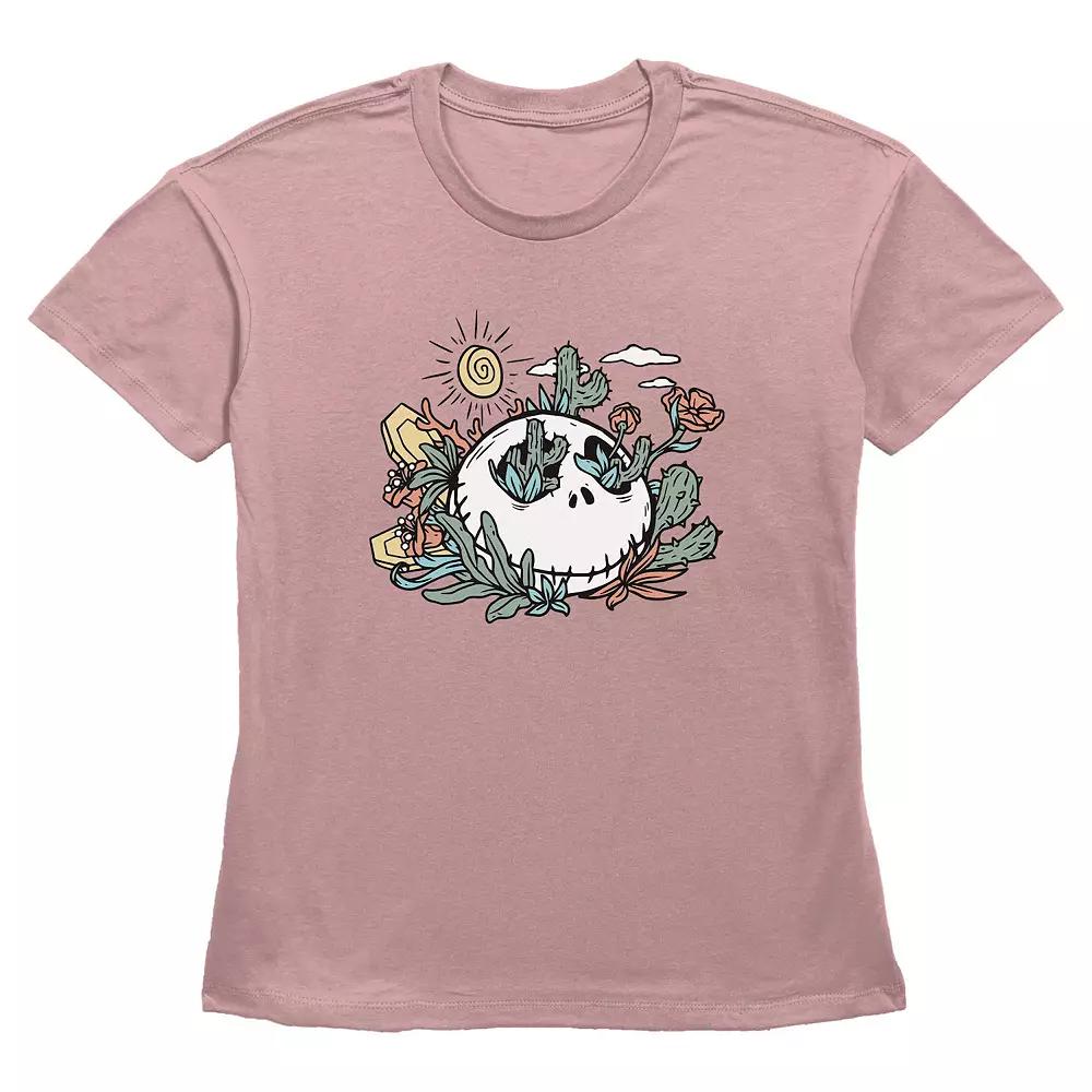Disney's Nightmare Before Christmas Jack Skellington Desert Scene Women's Graphic Tee,  Product Image