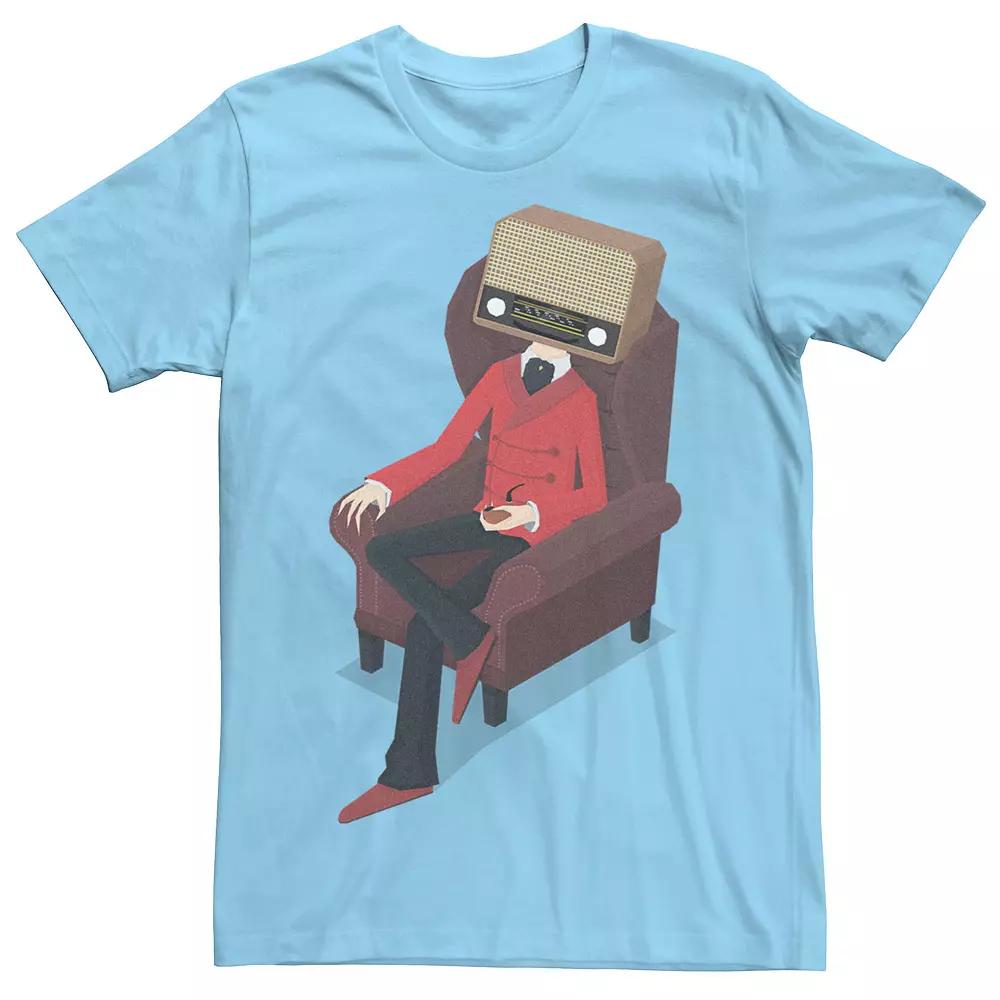Men's Radiohead Comfy Arm Chair Graphic Tee, Size: XXL, Light Blue Product Image