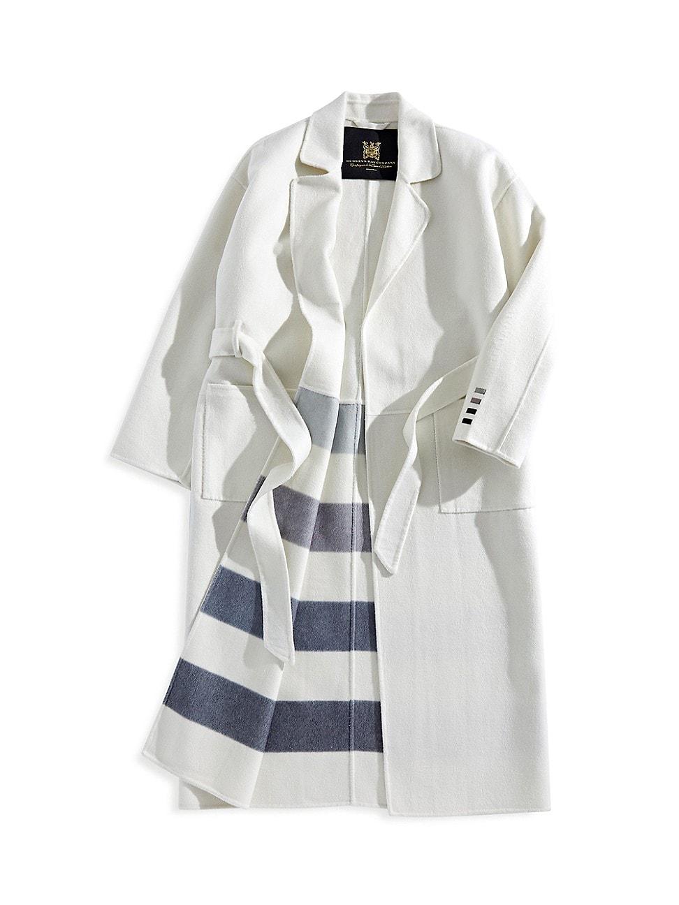 Embroidered Cocoon Coat Product Image