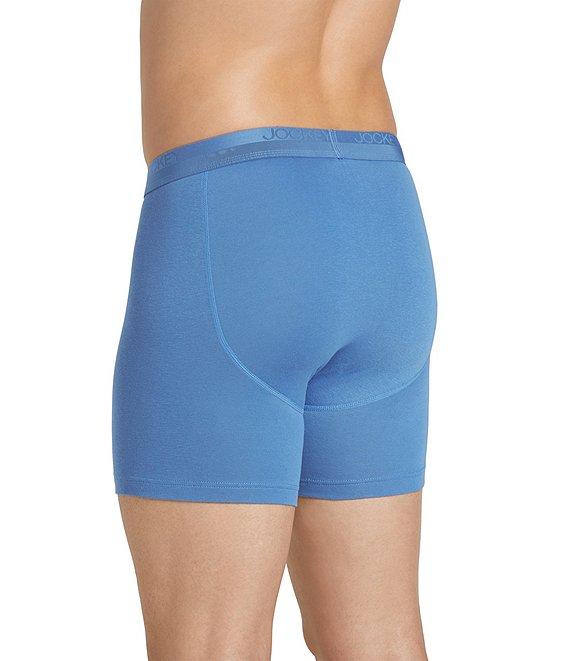 Jockey Signature Pima Cotton Mid-Rise Boxer Briefs 3-Pack Product Image