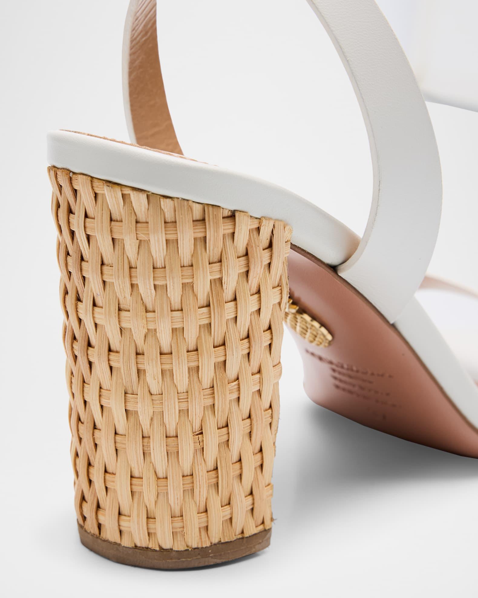 Sunseeker Leather Ankle-Strap Sandals Product Image