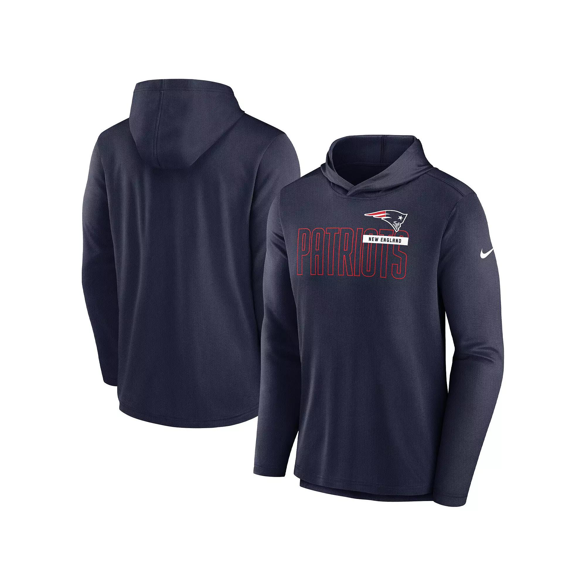 Men's Nike Navy New England Patriots Performance Team Pullover Hoodie,  Product Image