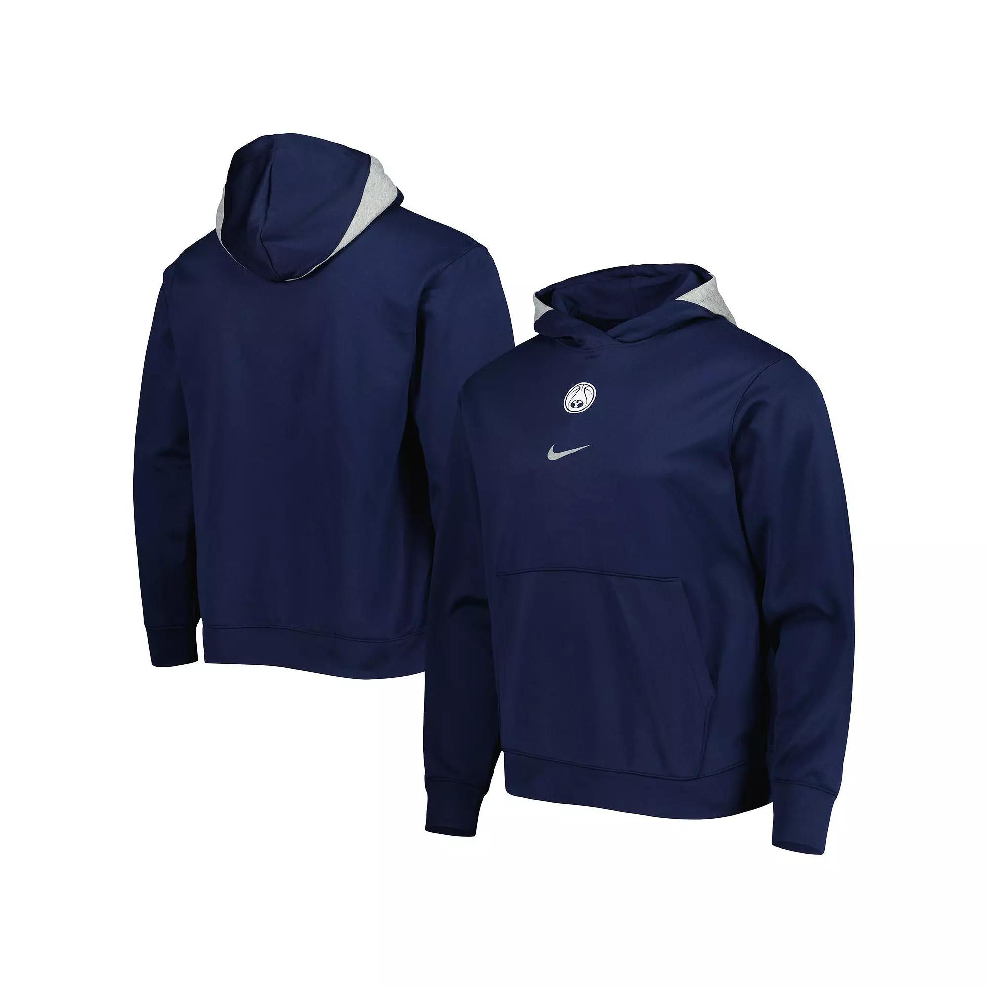 Men's Nike Navy BYU Cougars Spotlight Performance Pullover Hoodie,  Product Image