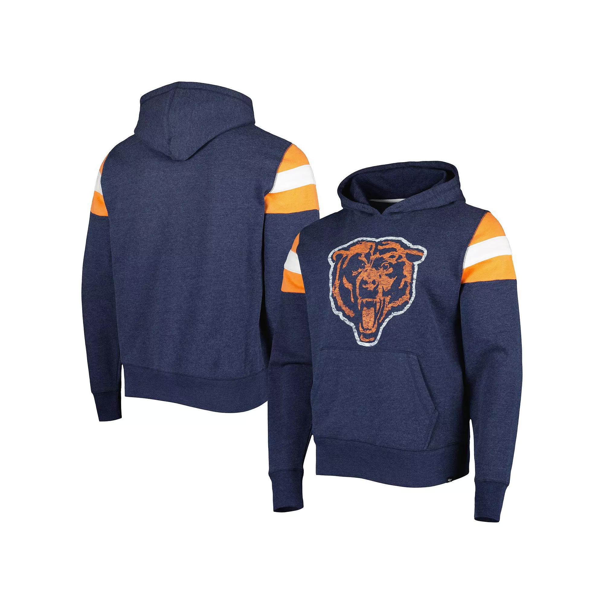 Men's '47 Navy Chicago Bears Legacy Premier Nico Pullover Hoodie,  Product Image