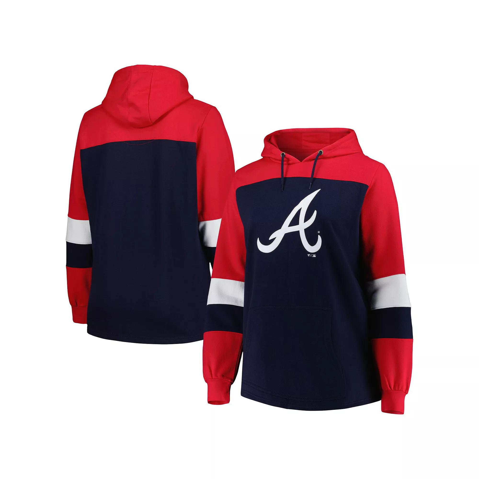 Women's Navy Atlanta Braves Plus  Product Image