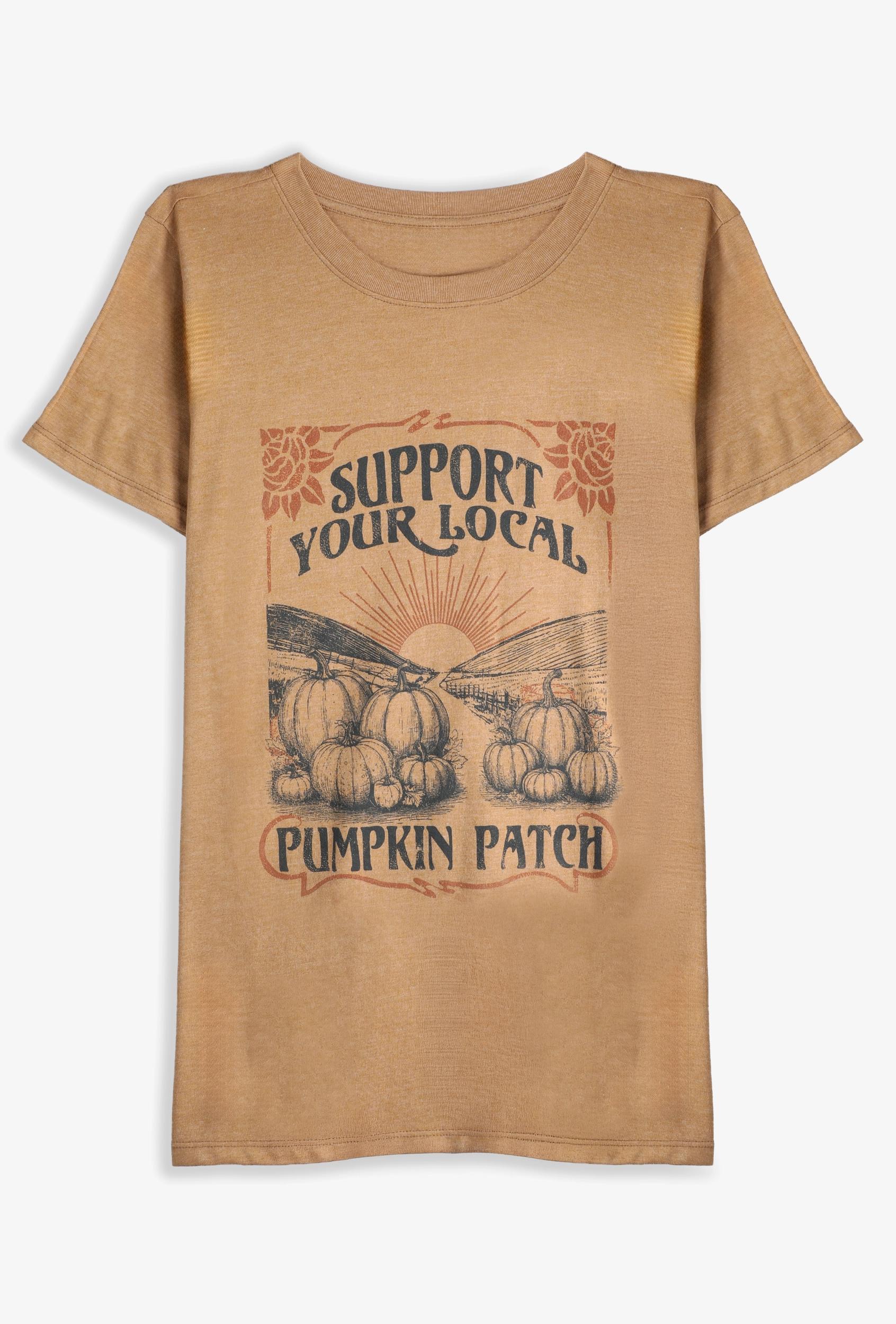 Support Your Local Pumpkin Patch Classic Fit Graphic Tee Product Image