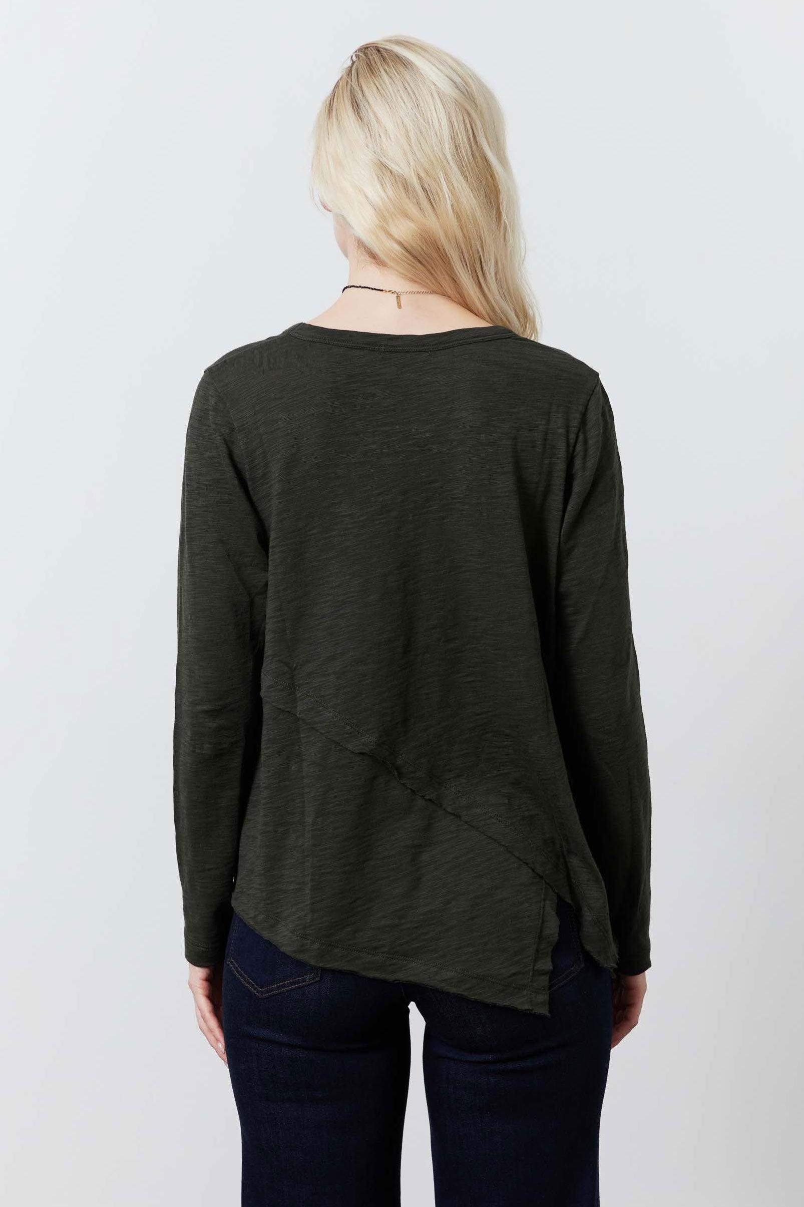 Inner Glow Asymmetric Long Sleeve Top Product Image