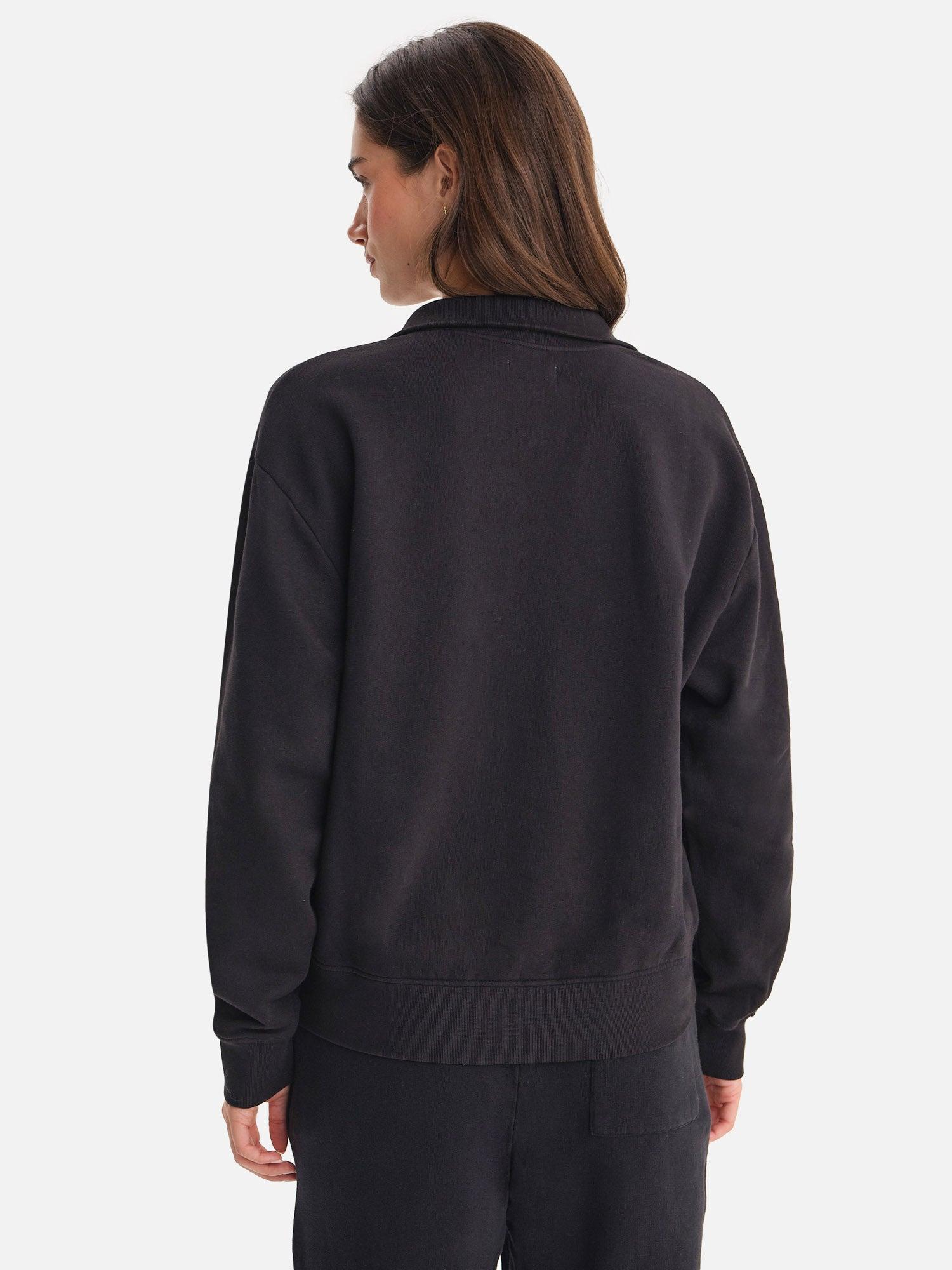 Organic Fleece Quarter Zip Sweatshirt Female Product Image