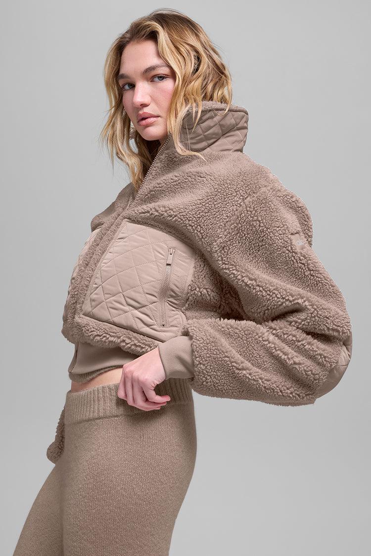 Sherpa Edge Bomber - Chai Latte Female Product Image