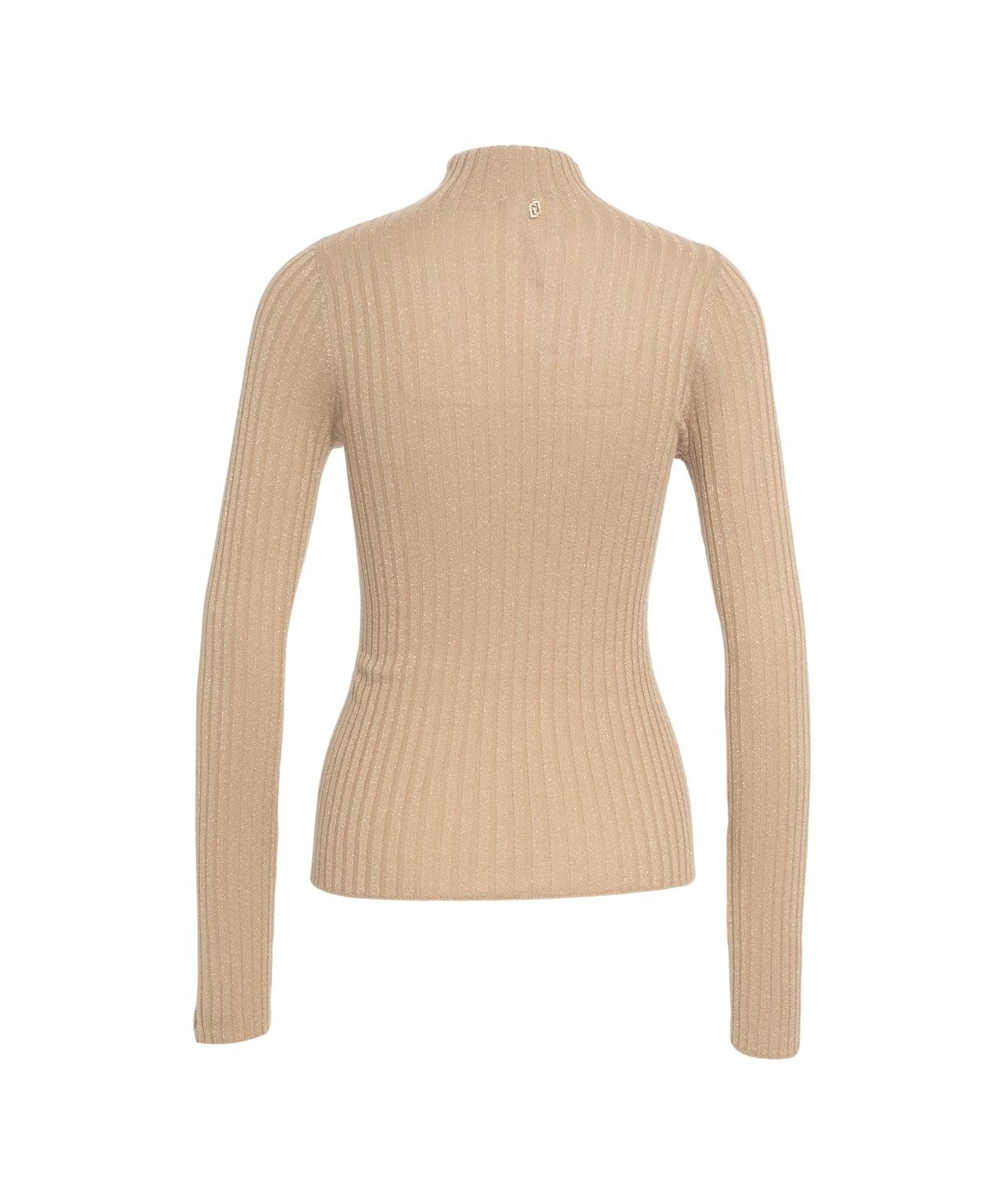 Lurex turtleneck sweater Product Image