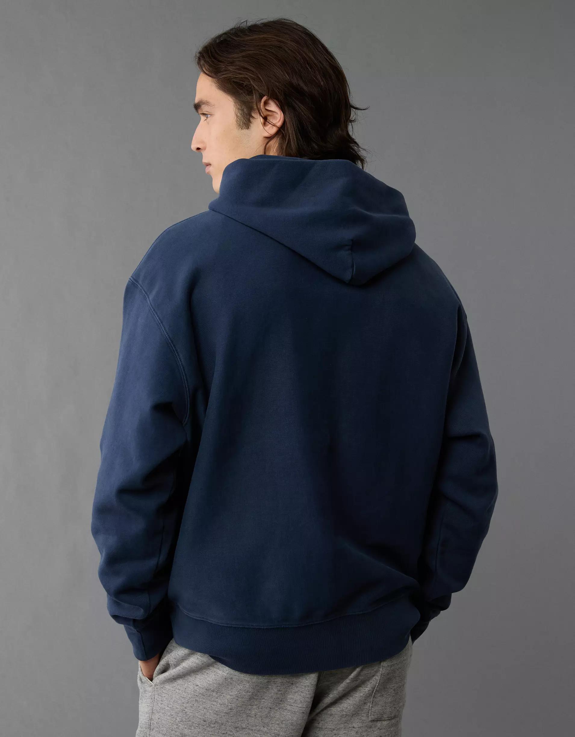 AE Laidback Luxe Heavyweight Logo Hoodie Product Image