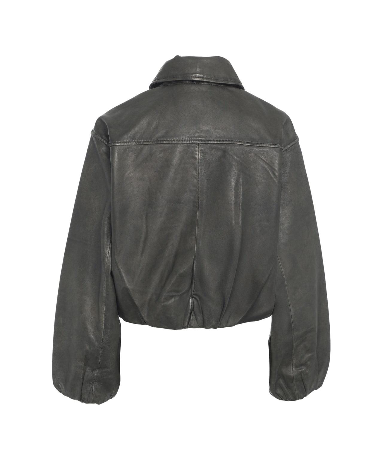 Leather bomber jacket 'Lato' Product Image