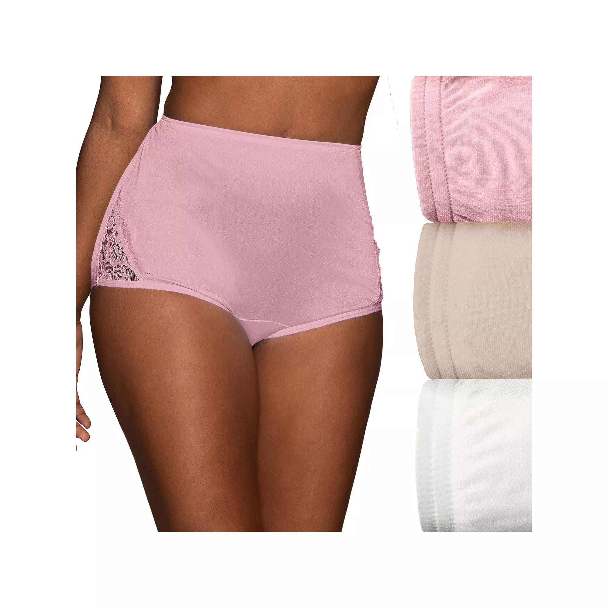 Womens Vanity Fair Lingerie Perfectly Yours 3-Pack Noveau Brief Panty Set 13011 Product Image