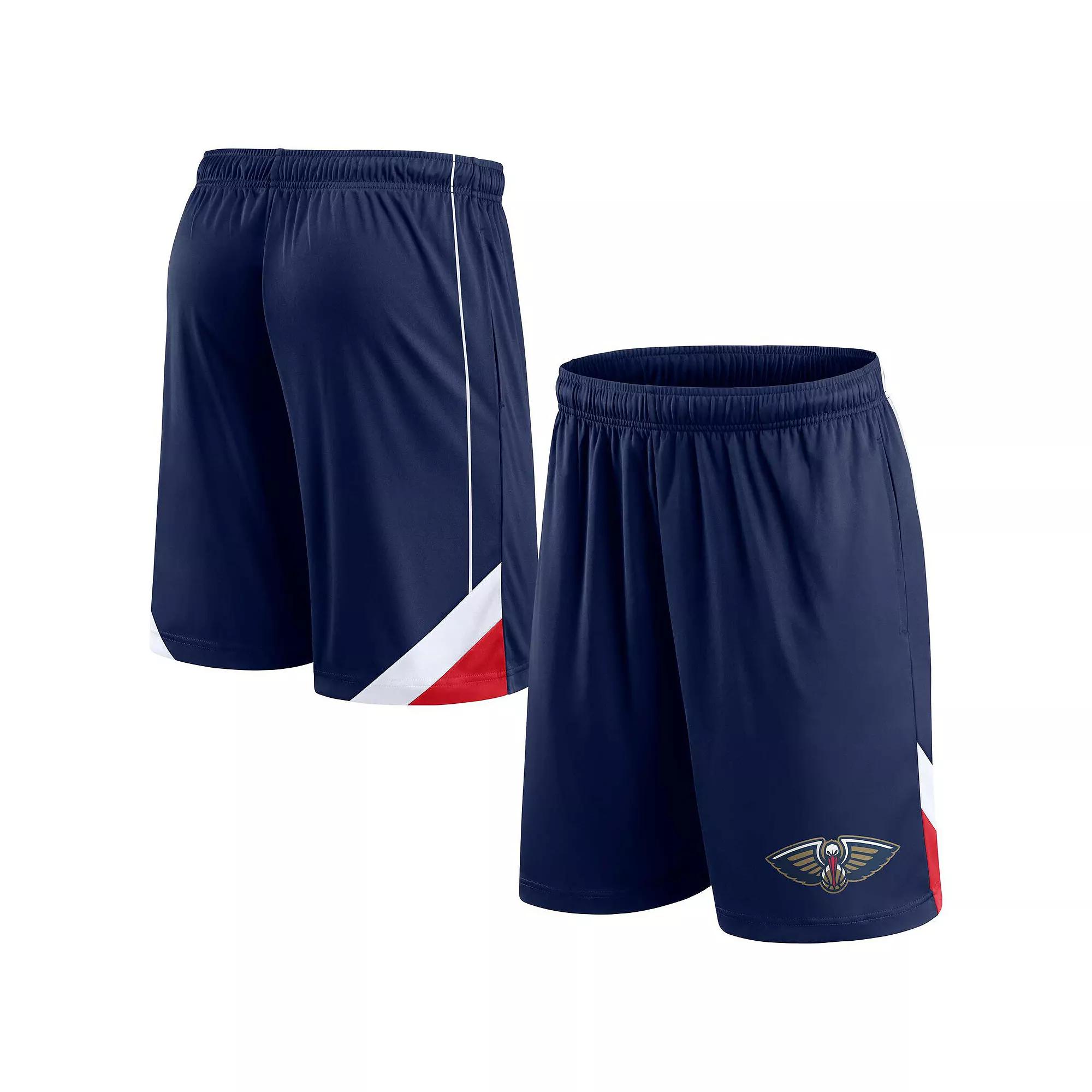 Men's Fanatics Branded Navy New Orleans Pelicans Slice Shorts, Size: Large, Blue Product Image