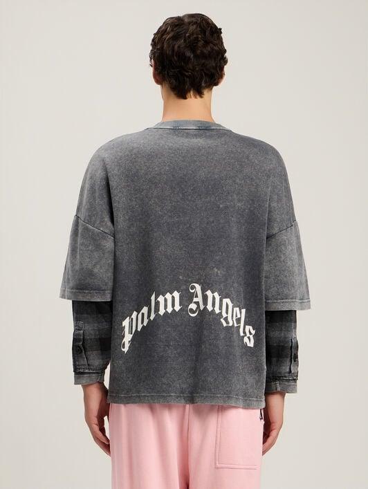 Skull Double Long-Sleeved Shirt Product Image
