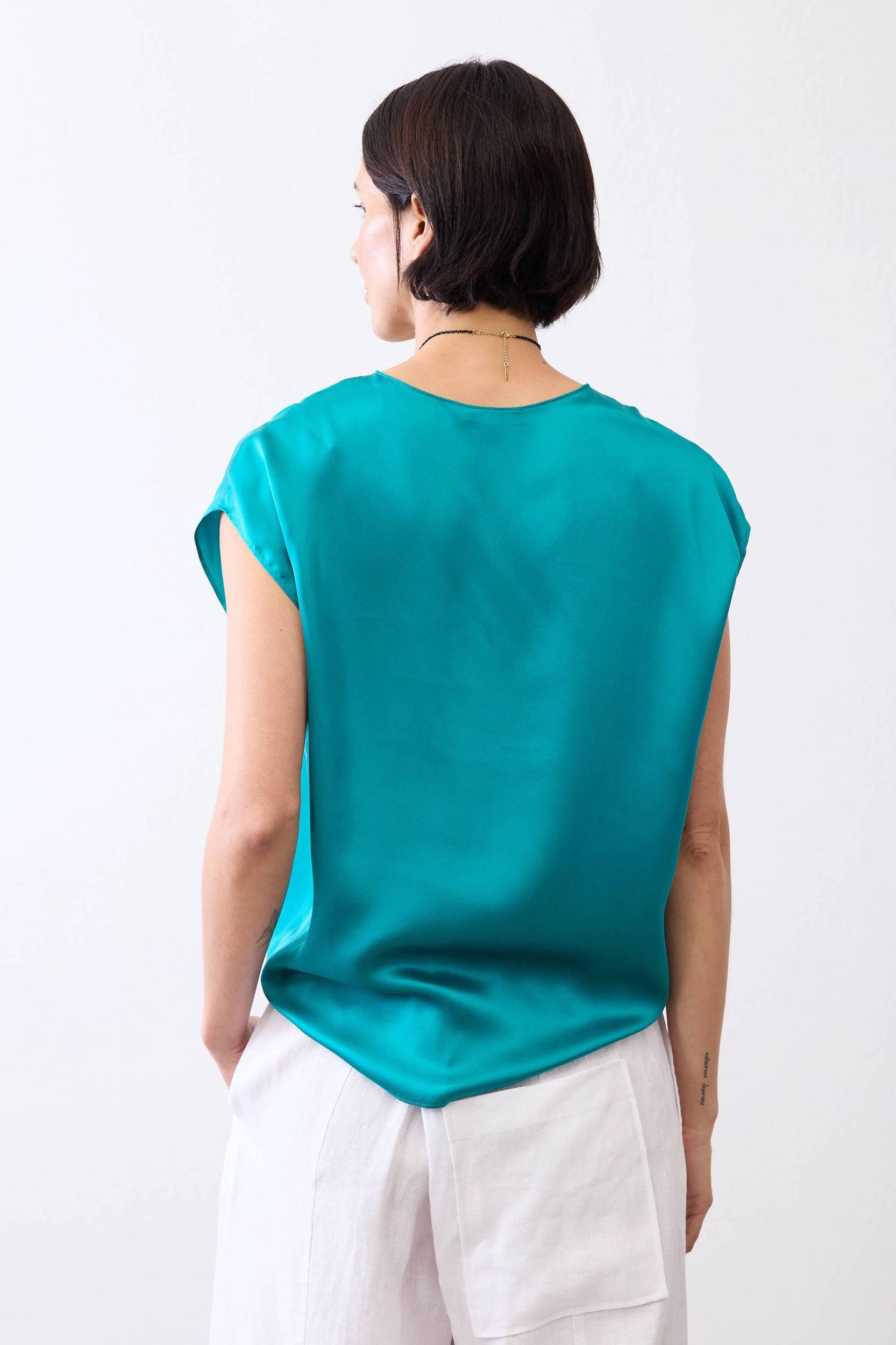 The All Day Washable Silk Top Product Image